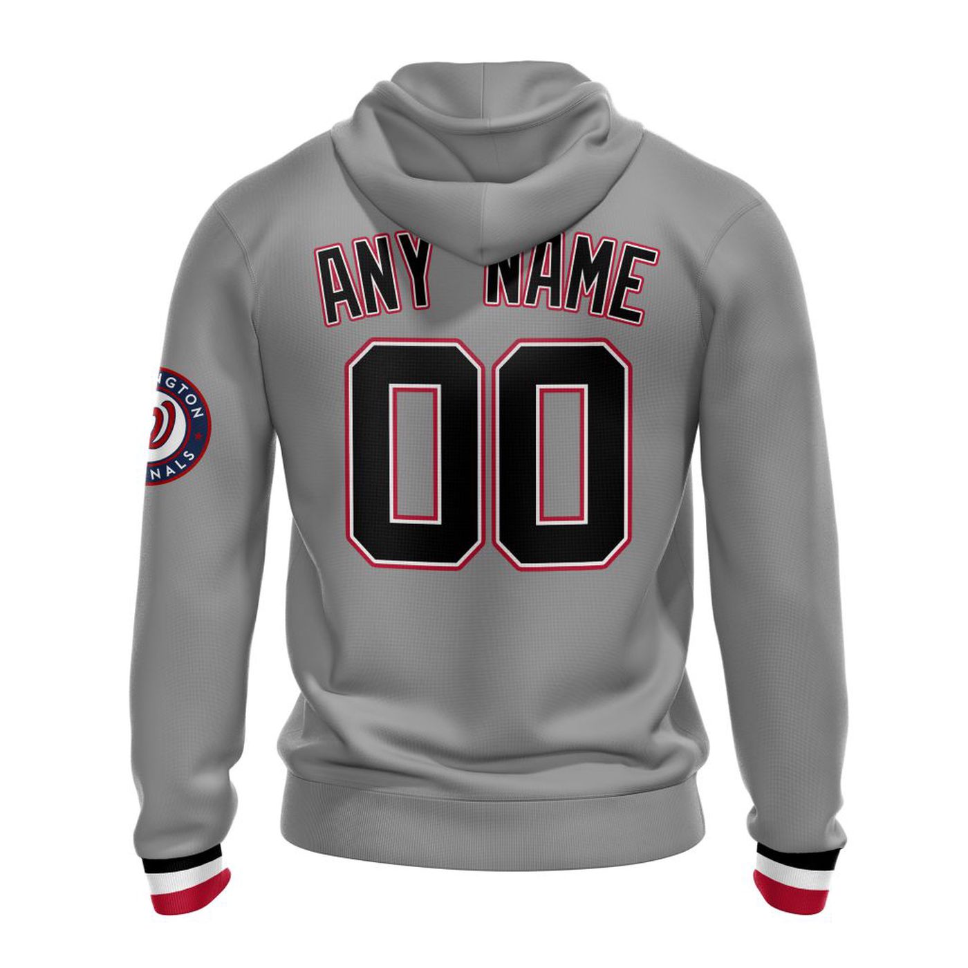 MLB Washington Nationals Personalized 2024 Road Kits 3d Printed Hoodie 3d Printed Hoodie