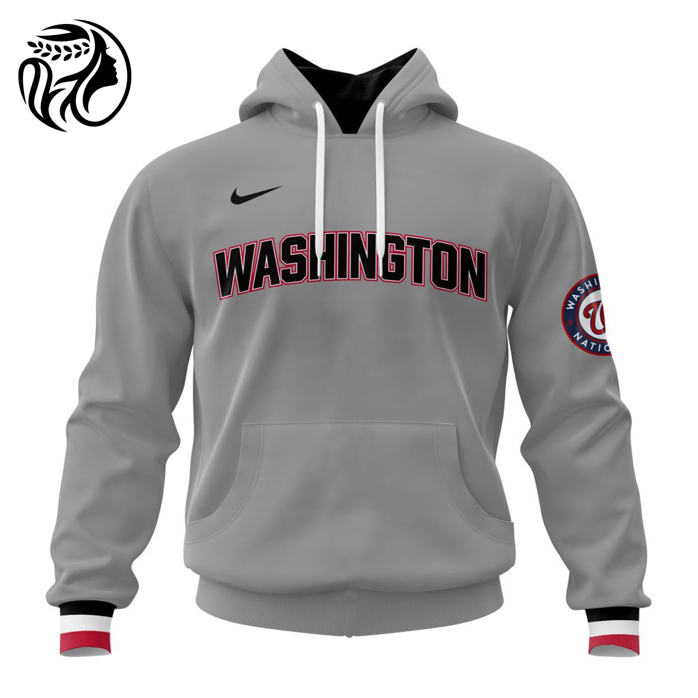 MLB Washington Nationals Personalized 2024 Road Kits 3d Printed Hoodie 3d Printed Hoodie
