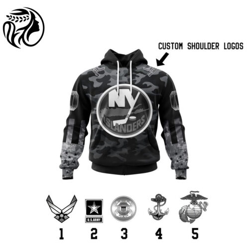 New York Islanders | Specialized Kits With Camo Color And You Can Customs YourService Branches 3d Printed Hoodie 3d Printed Hoodie