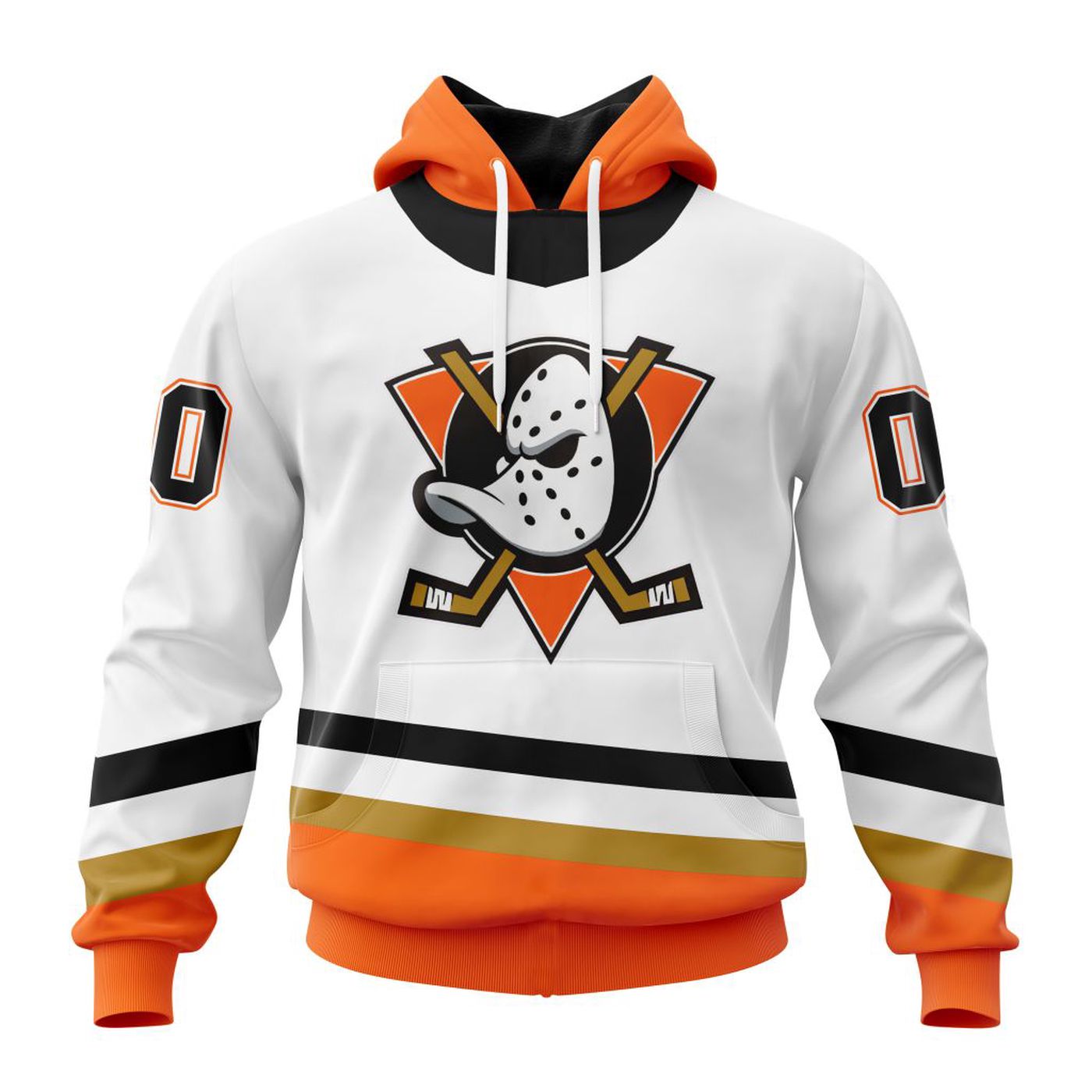 NHL Anaheim Ducks Reverse Retro Kits 2022 3d Printed Hoodie 3d Printed Hoodie