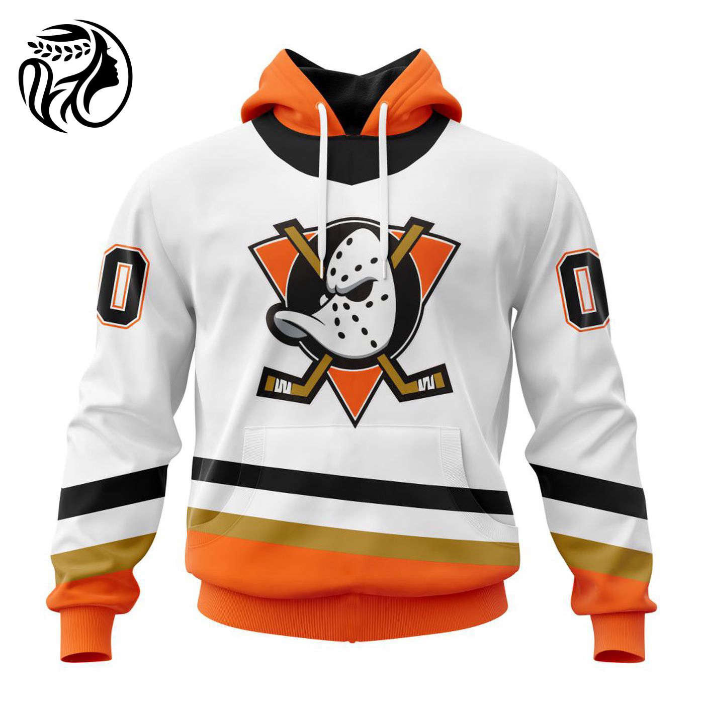 NHL Anaheim Ducks Reverse Retro Kits 2022 3d Printed Hoodie 3d Printed Hoodie