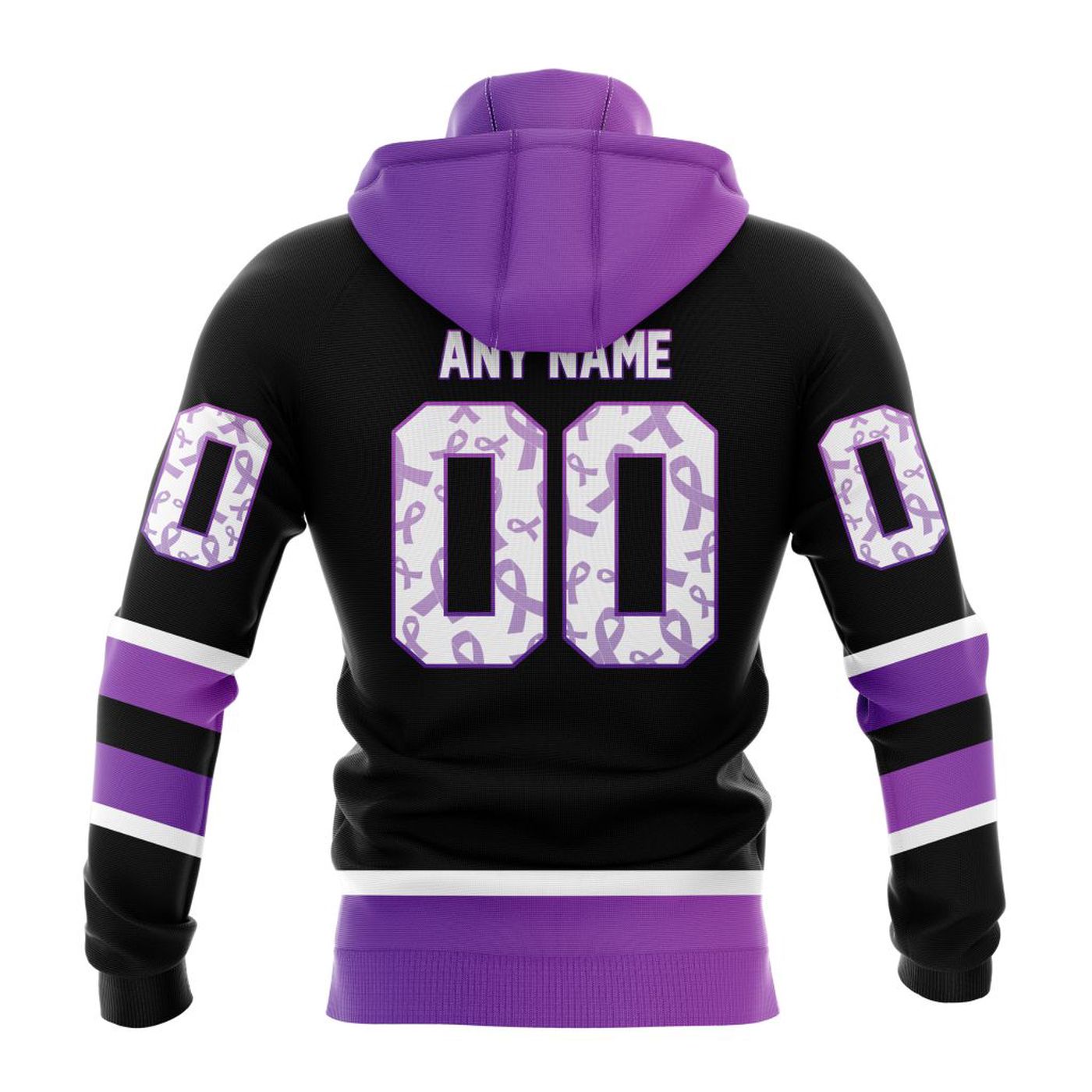 NHL Anaheim Ducks Special Black Hockey Fights Cancer Kits ST2301 3d Printed Hoodie 3d Printed Hoodie