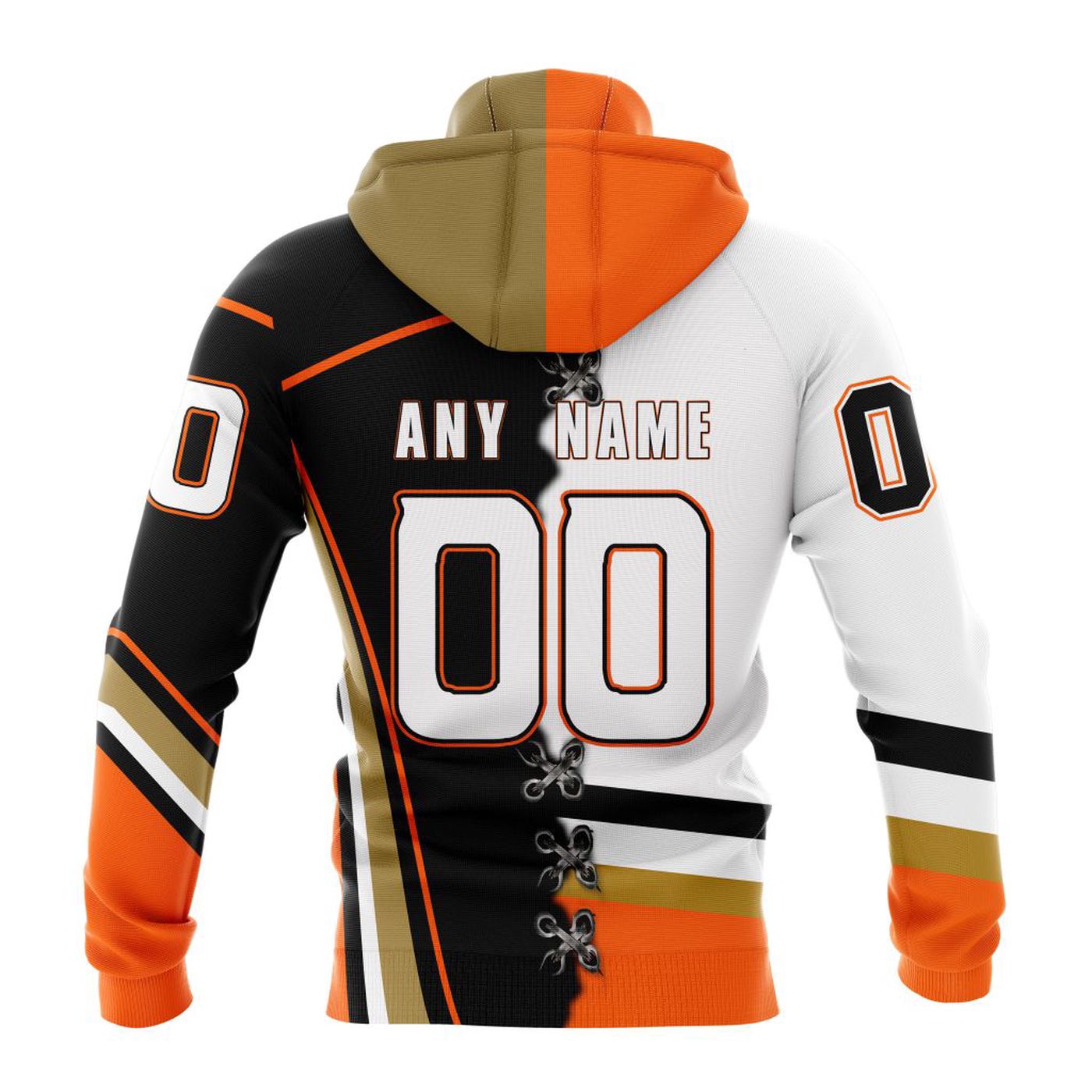 NHL Anaheim Ducks Special Home Mix Reverse Retro Personalized Kits 3d Printed Hoodie 3d Printed Hoodie