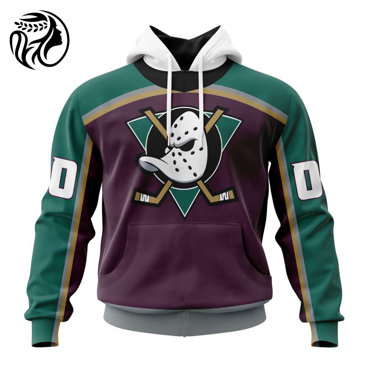 NHL Anaheim Ducks | Specialized Unisex Kits With Retro Concepts 3d Printed Hoodie 3d Printed Hoodie