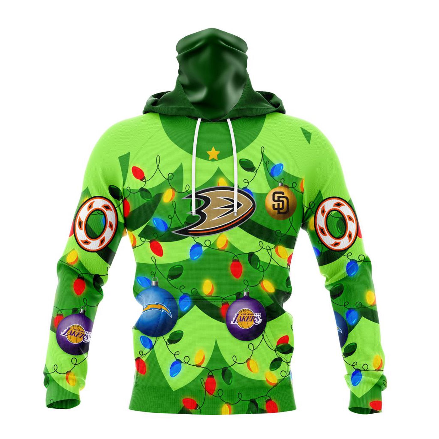 NHL Anaheim Ducks | Specialized Unisex Kits With Unisex Kits With Christmass Tree Color And City’s Sport Teams 3d Printed Hoodie 3d Printed Hoodie