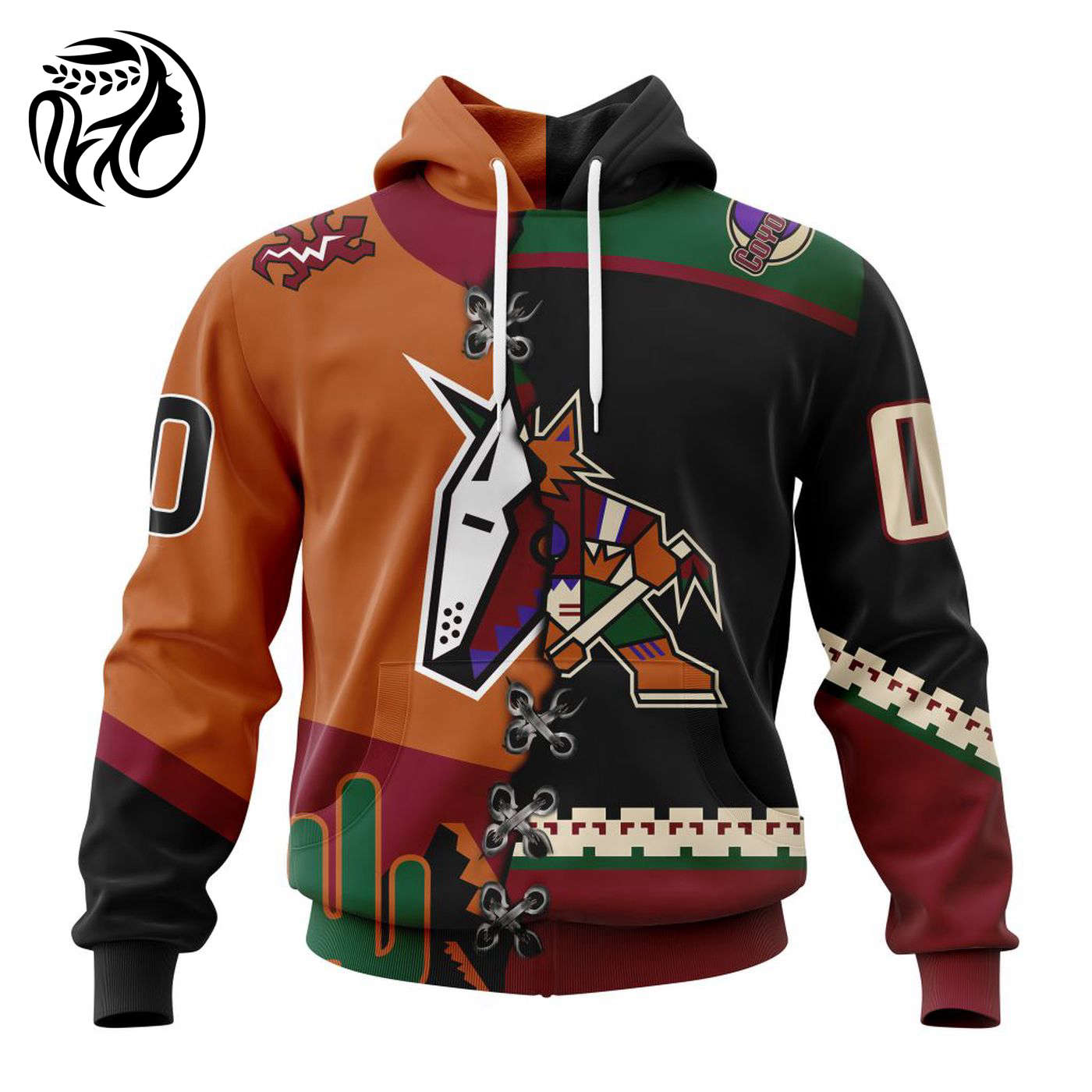 NHL Arizona Coyotes Special Home Mix Reverse Retro Personalized Kits 3d Printed Hoodie 3d Printed Hoodie