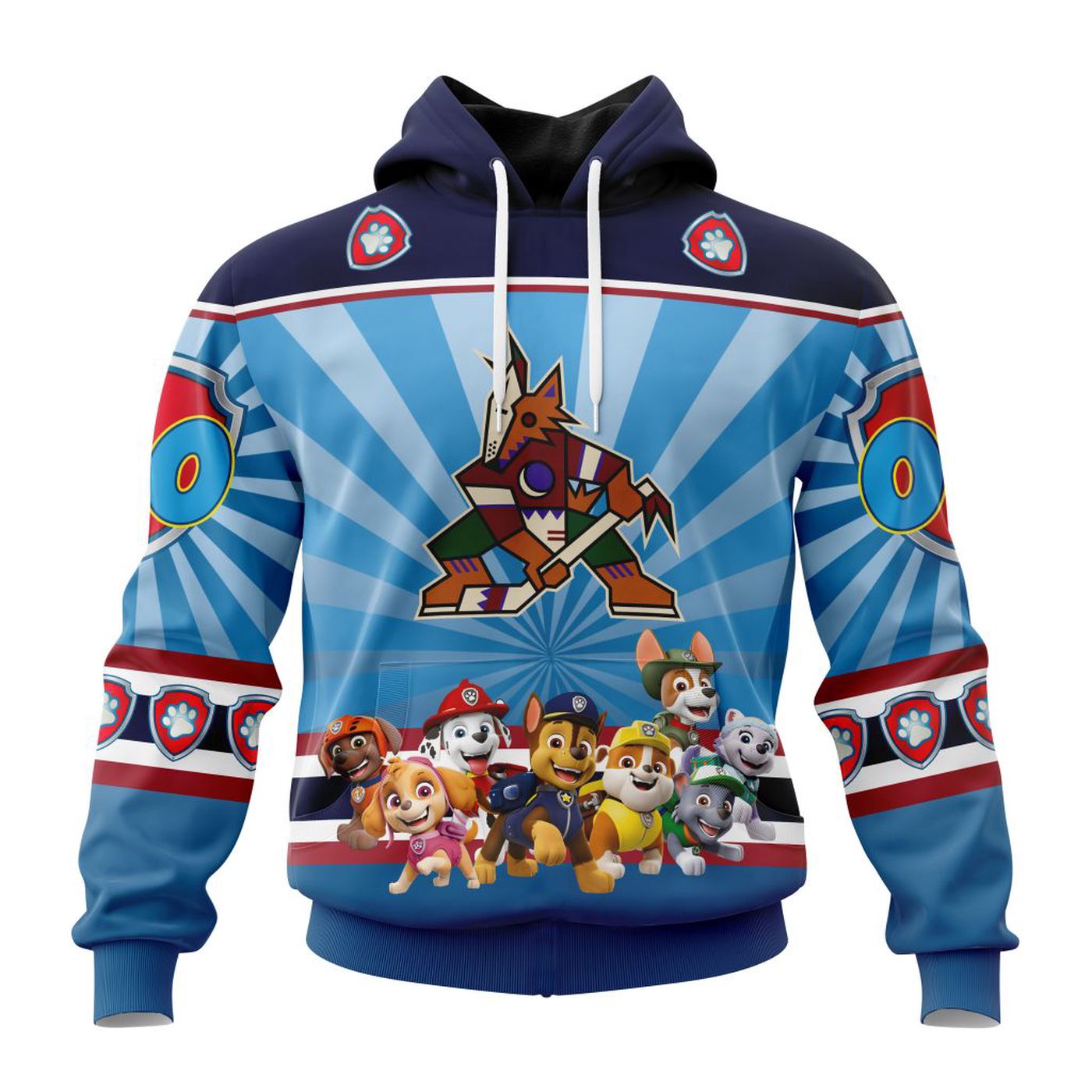 NHL Arizona Coyotes Special Paw Patrol Kits ST2201 3d Printed Hoodie 3d Printed Hoodie