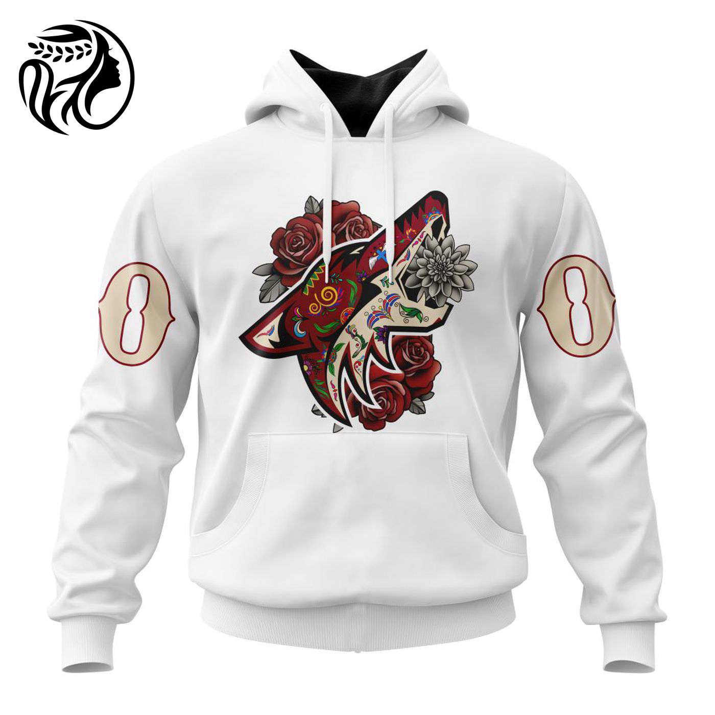 NHL Arizona Coyotes | Specialized Unisex Kits Dia De Muertos 3d Printed Hoodie 3d Printed Hoodie