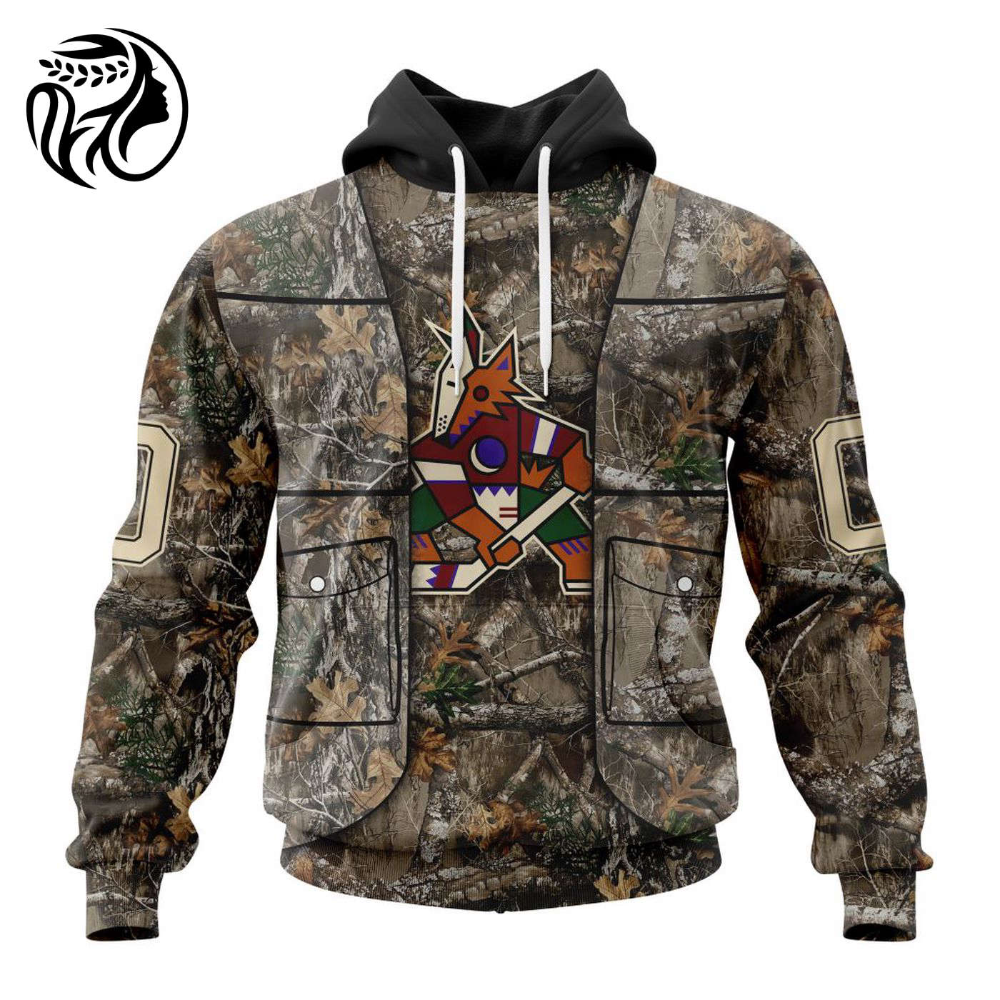 NHL Arizona Coyotes | Specialized Unisex Vest Kits With Realtree Camo 3d Printed Hoodie 3d Printed Hoodie