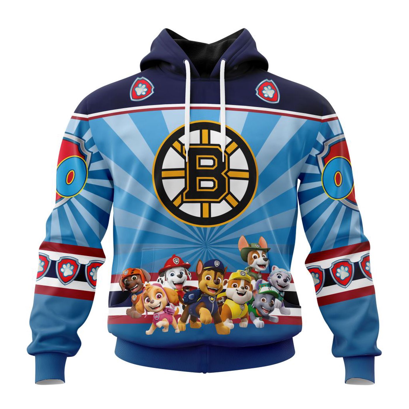 NHL Boston Bruins Special Paw Patrol Kits ST2201 3d Printed Hoodie 3d Printed Hoodie