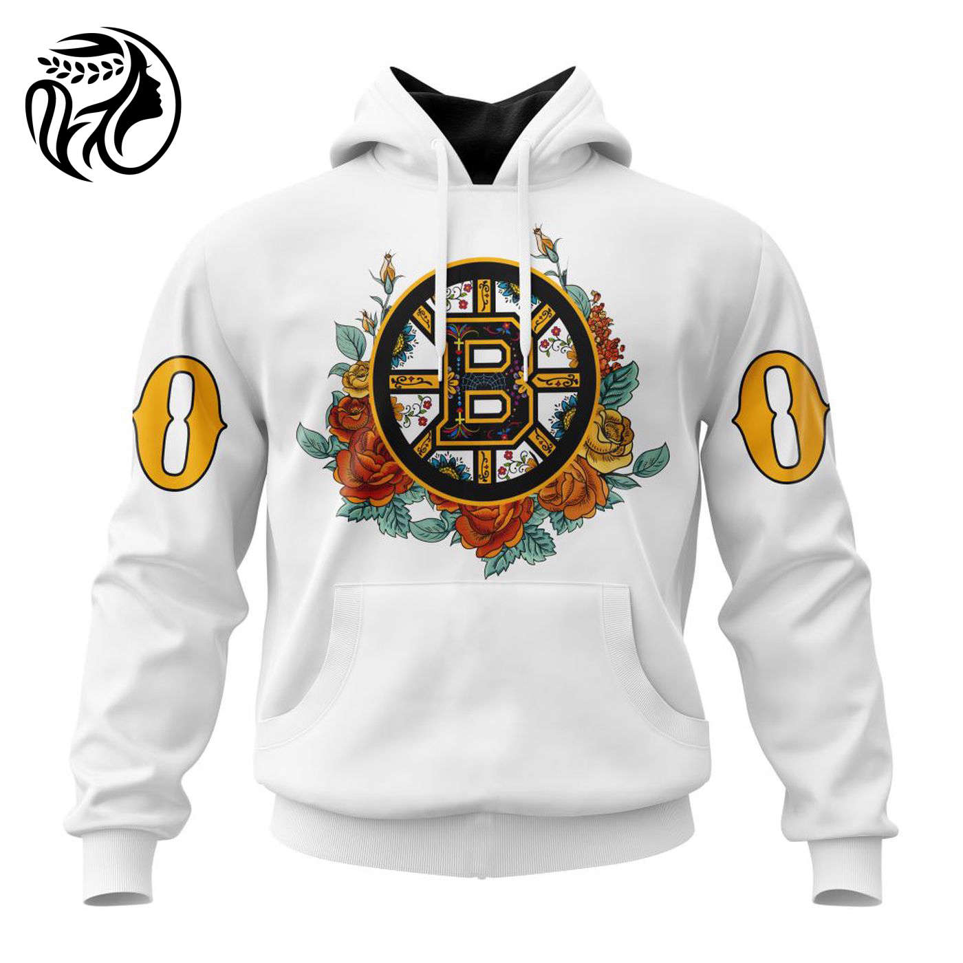 NHL Boston Bruins Specialized Unisex Kits Dia De Muertos 3d Printed Hoodie 3d Printed Hoodie