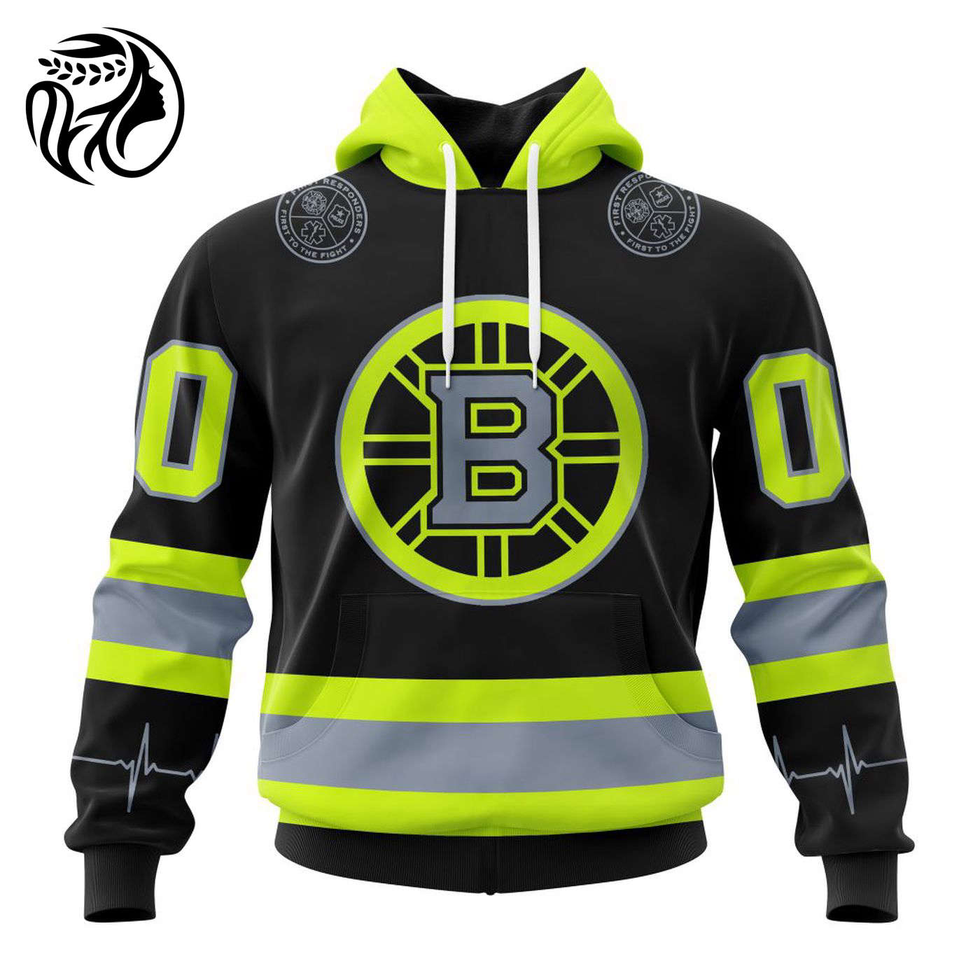 NHL Boston Bruins Specialized Unisex Kits With FireFighter Uniforms Color 3d Printed Hoodie 3d Printed Hoodie