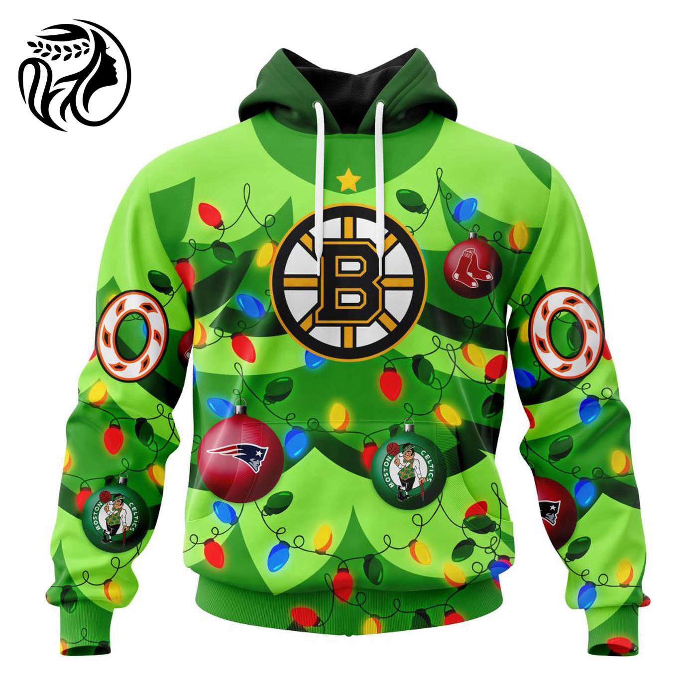 NHL Boston Bruins Specialized Unisex Kits With Unisex Kits With Christmass Tree Color And City’s Sport Teams 3d Printed Hoodie 3d Printed Hoodie