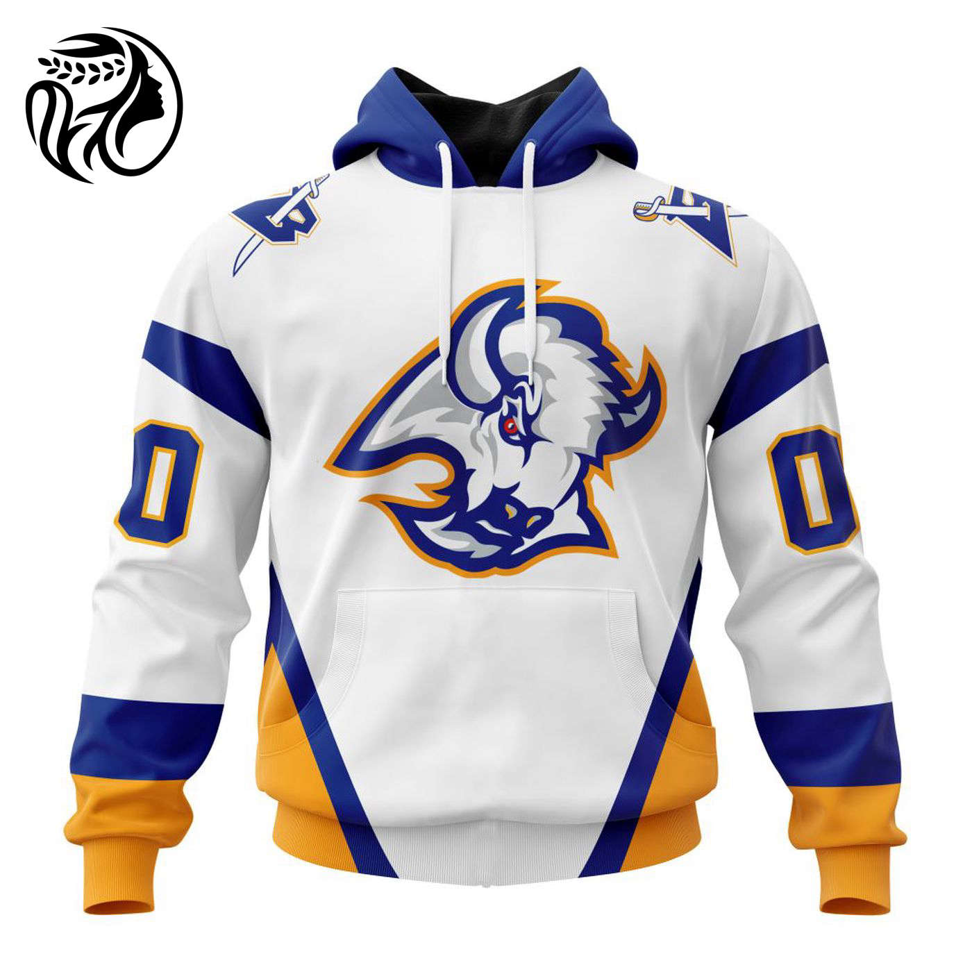 NHL Buffalo Sabres Reverse Retro Kits 2022 3d Printed Hoodie 3d Printed Hoodie
