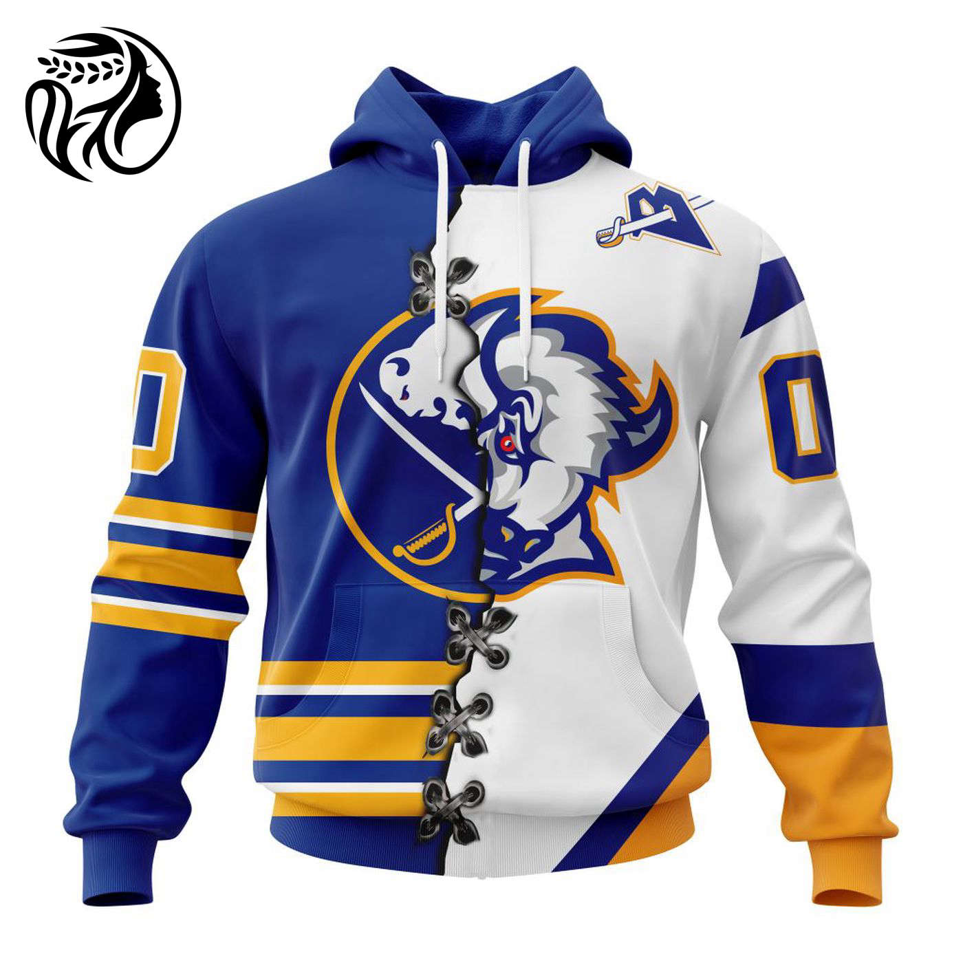 NHL Buffalo Sabres Special Home Mix Reverse Retro Personalized Kits 3d Printed Hoodie 3d Printed Hoodie