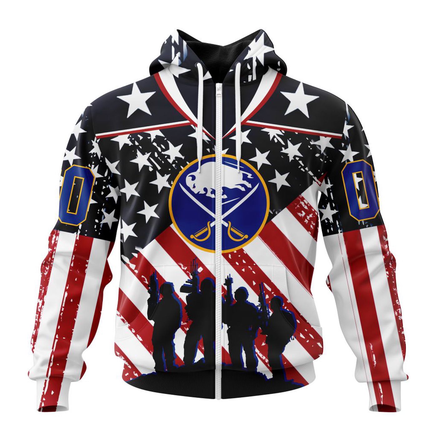 NHL Buffalo Sabres | Specialized Kits For Honor US’s Military 3d Printed Hoodie 3d Printed Hoodie