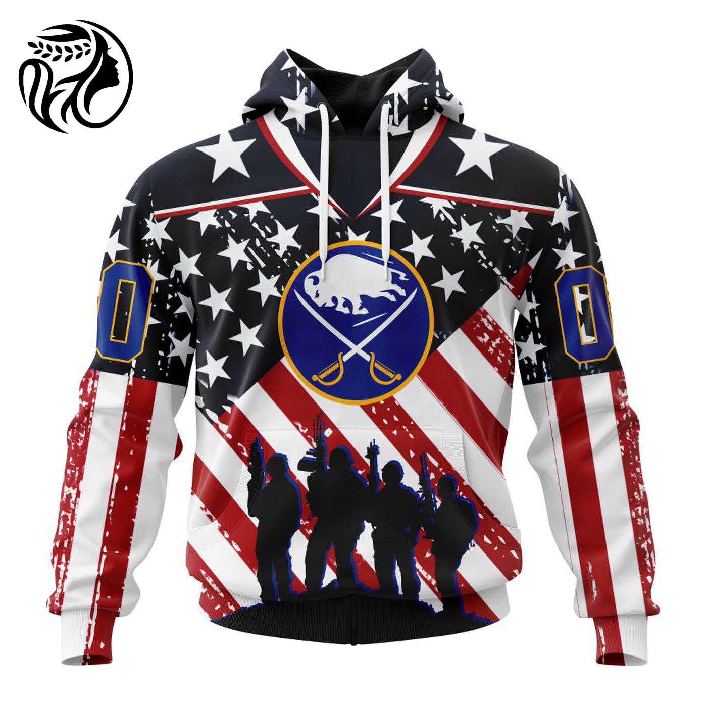 NHL Buffalo Sabres | Specialized Kits For Honor US’s Military 3d Printed Hoodie 3d Printed Hoodie