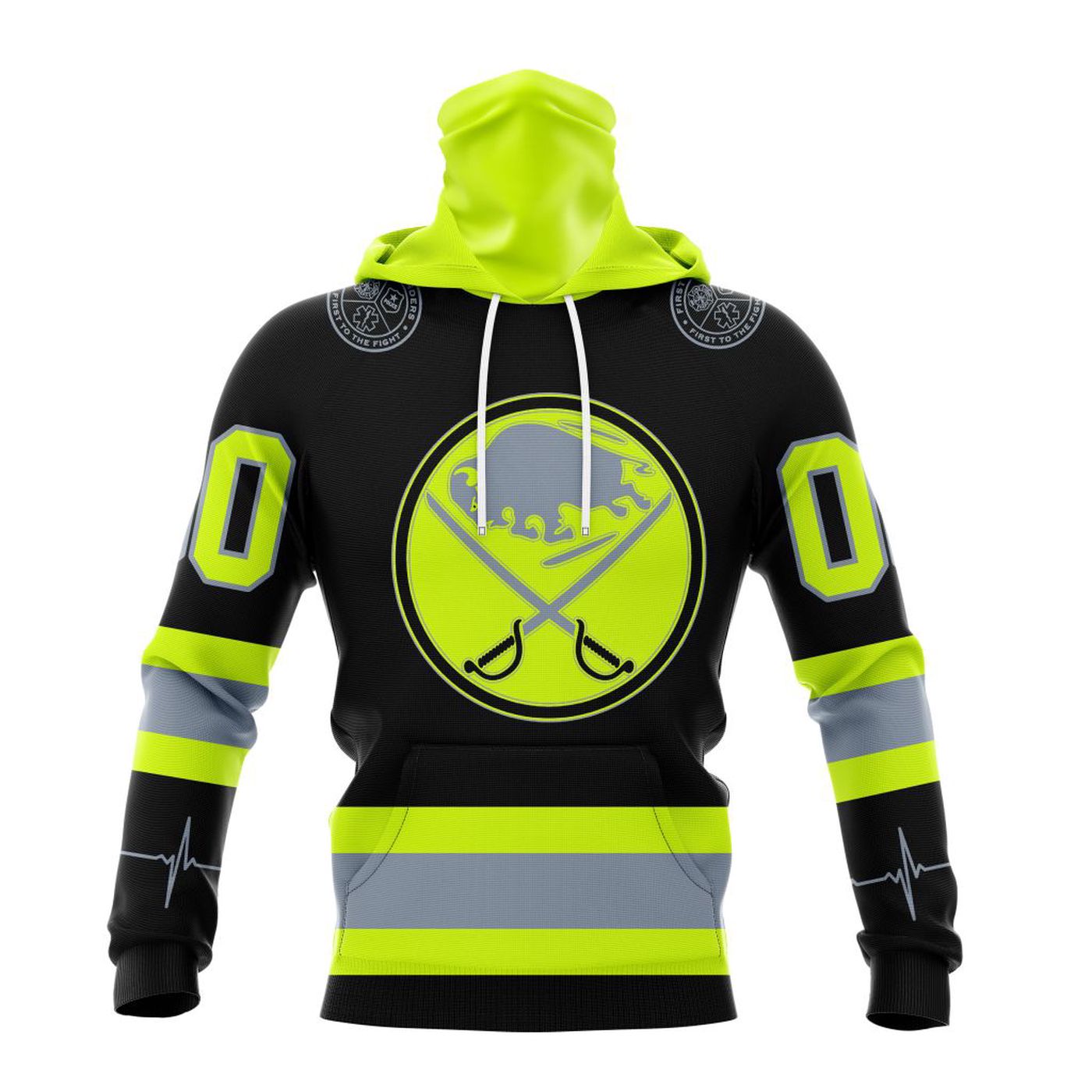 NHL Buffalo Sabres | Specialized Unisex Kits With FireFighter Uniforms Color 3d Printed Hoodie 3d Printed Hoodie