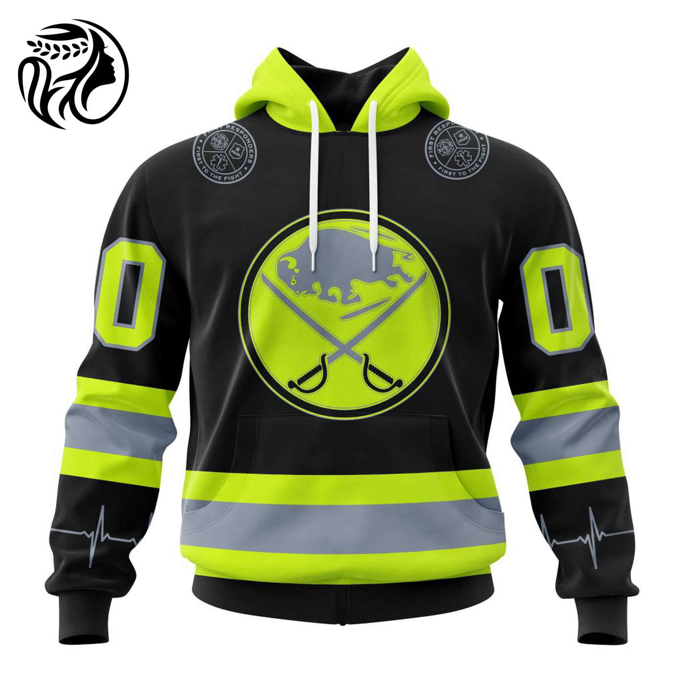NHL Buffalo Sabres | Specialized Unisex Kits With FireFighter Uniforms Color 3d Printed Hoodie 3d Printed Hoodie