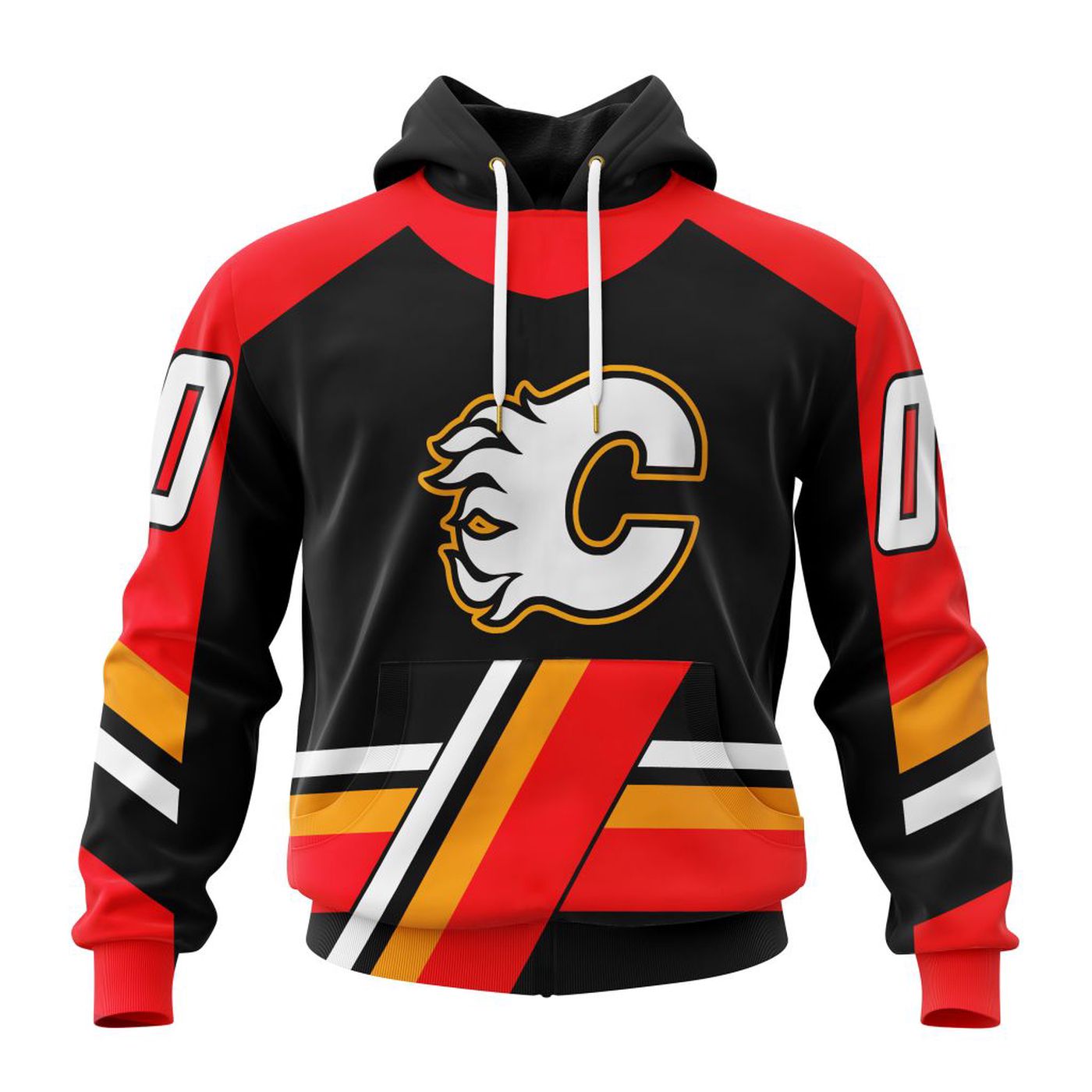 NHL Calgary Flames Reverse Retro Kits 2022 3d Printed Hoodie 3d Printed Hoodie