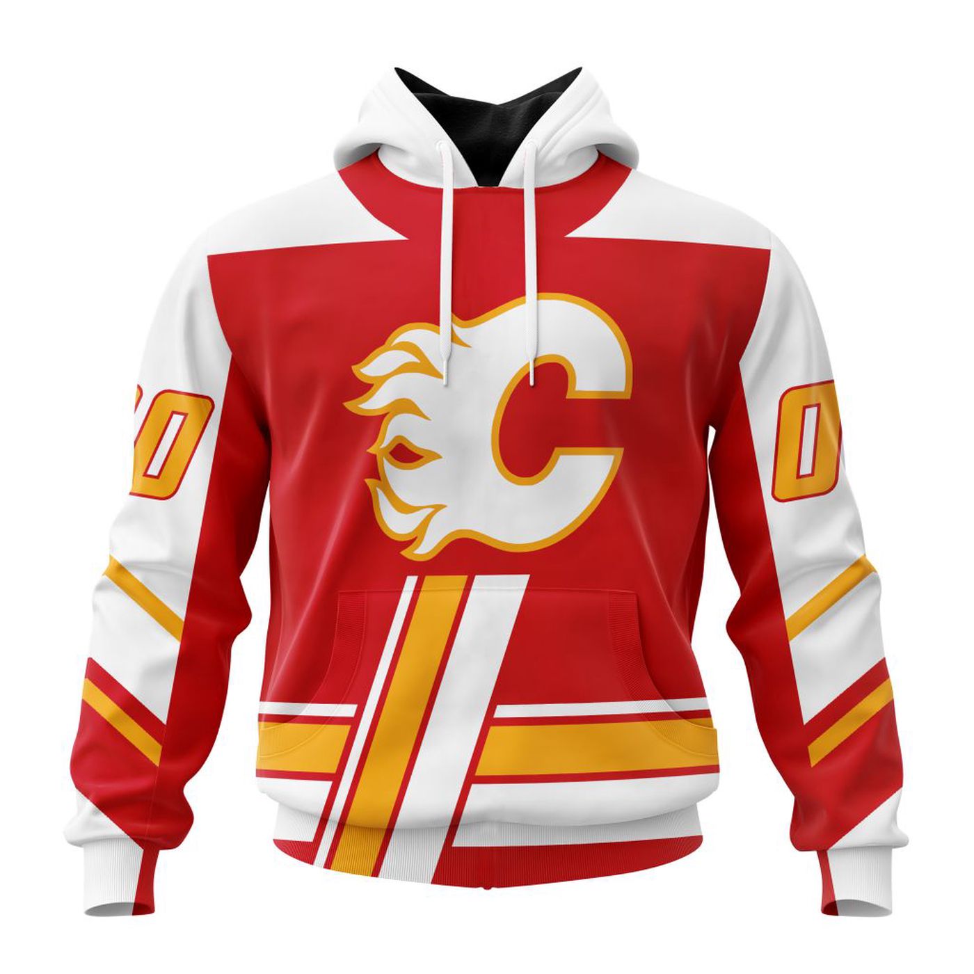NHL Calgary Flames | Specialized Unisex Kits With Retro Concepts 3d Printed Hoodie 3d Printed Hoodie