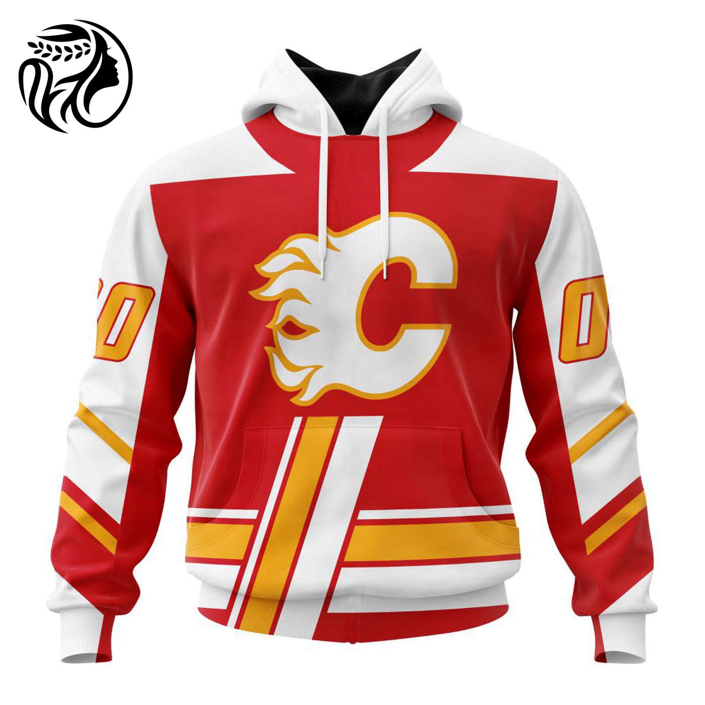 NHL Calgary Flames | Specialized Unisex Kits With Retro Concepts 3d Printed Hoodie 3d Printed Hoodie