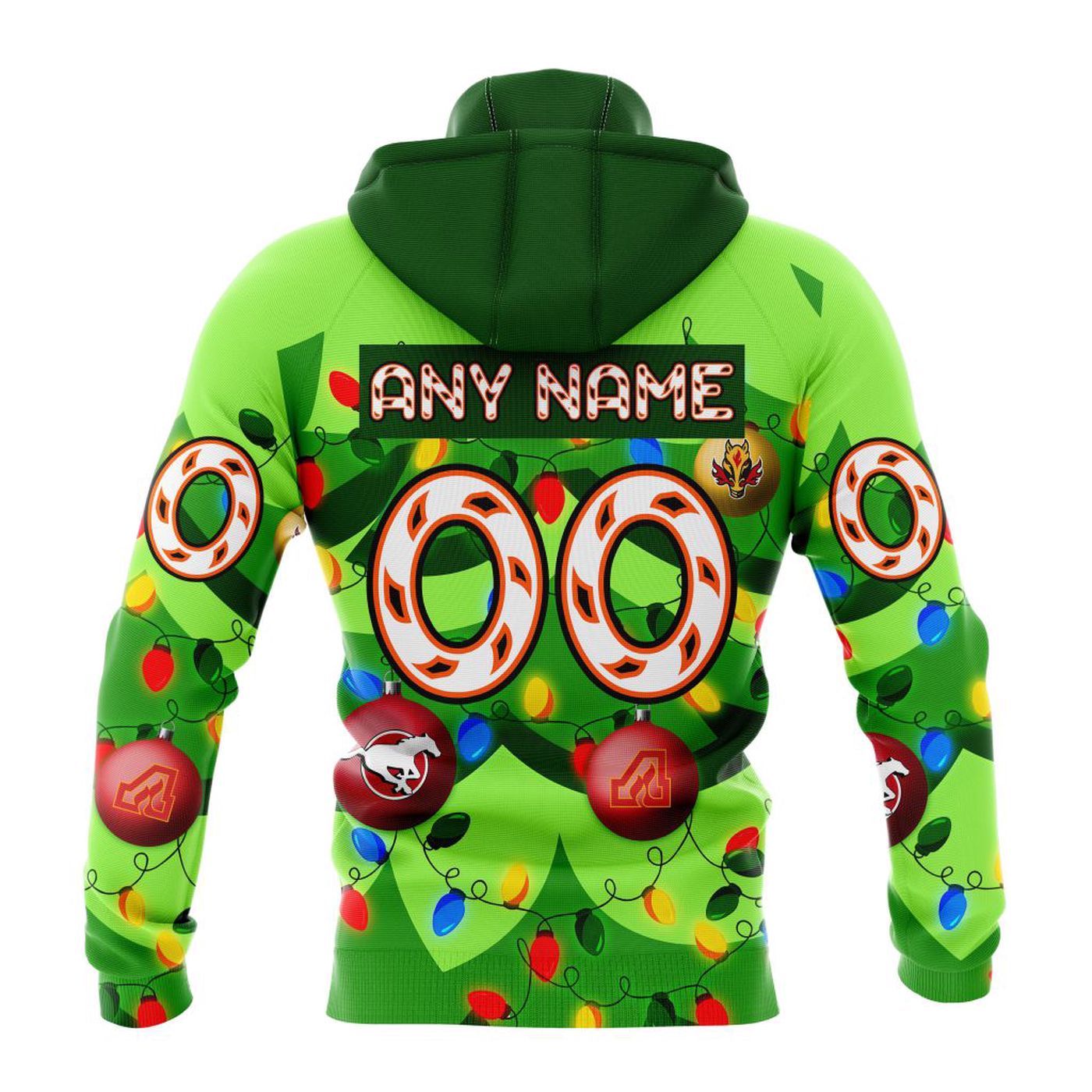 NHL Calgary Flames | Specialized Unisex Kits With Unisex Kits With Christmass Tree Color And City’s Sport Teams 3d Printed Hoodie 3d Printed Hoodie
