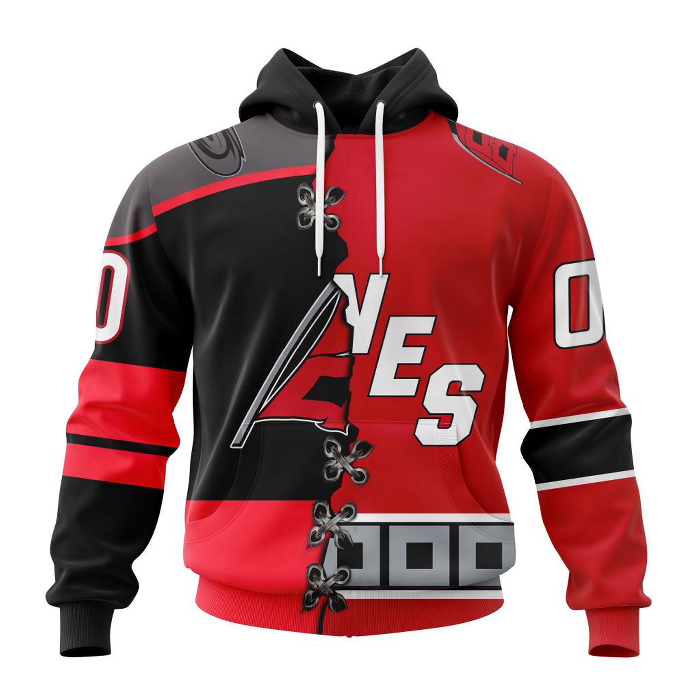 NHL Carolina Hurricanes Special Home Mix Reverse Retro Personalized Kits 3d Printed Hoodie 3d Printed Hoodie