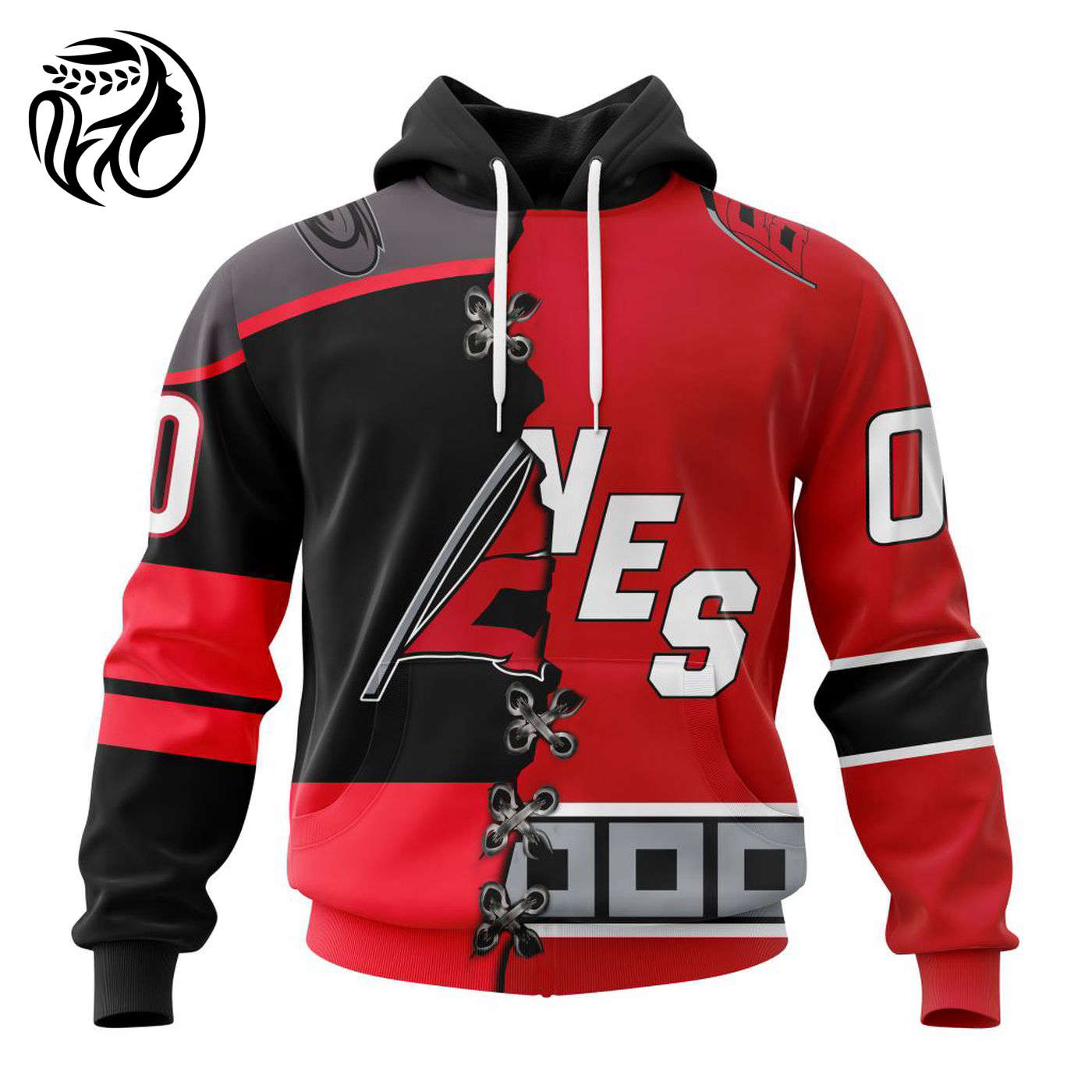 NHL Carolina Hurricanes Special Home Mix Reverse Retro Personalized Kits 3d Printed Hoodie 3d Printed Hoodie