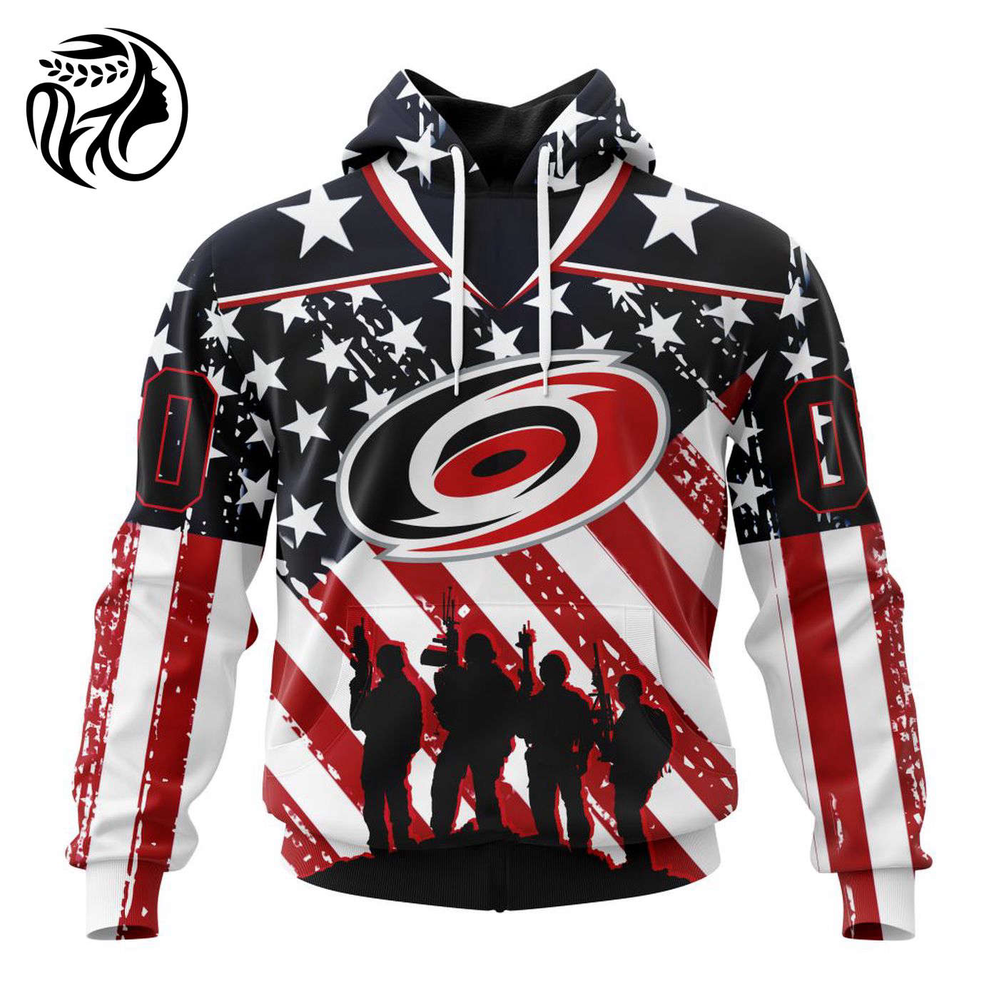 NHL Carolina Hurricanes | Specialized Kits For Honor US’s Military 3d Printed Hoodie 3d Printed Hoodie