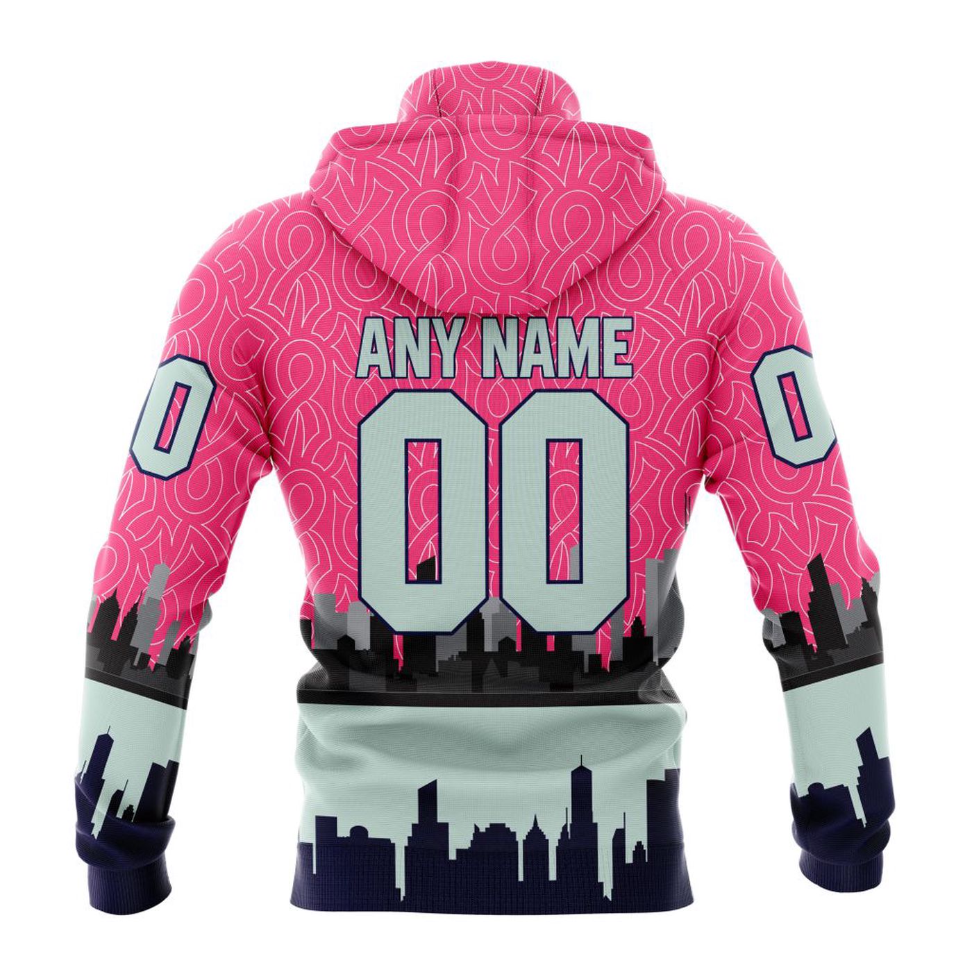 NHL Chicago BlackHawks | Specialized Unisex Kits Hockey Fights Against Cancer V0222 3d Printed Hoodie 3d Printed Hoodie