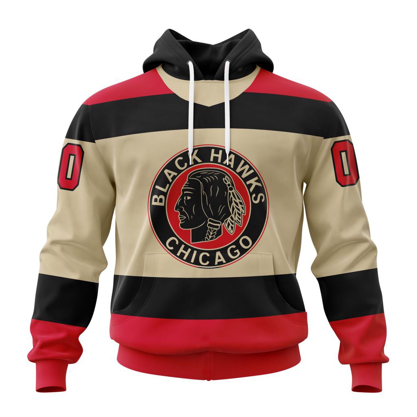 NHL Chicago BlackHawks | Specialized Unisex Kits With Retro Concepts 3d Printed Hoodie 3d Printed Hoodie