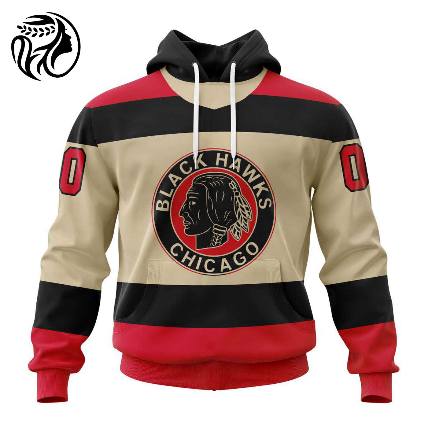 NHL Chicago BlackHawks | Specialized Unisex Kits With Retro Concepts 3d Printed Hoodie 3d Printed Hoodie