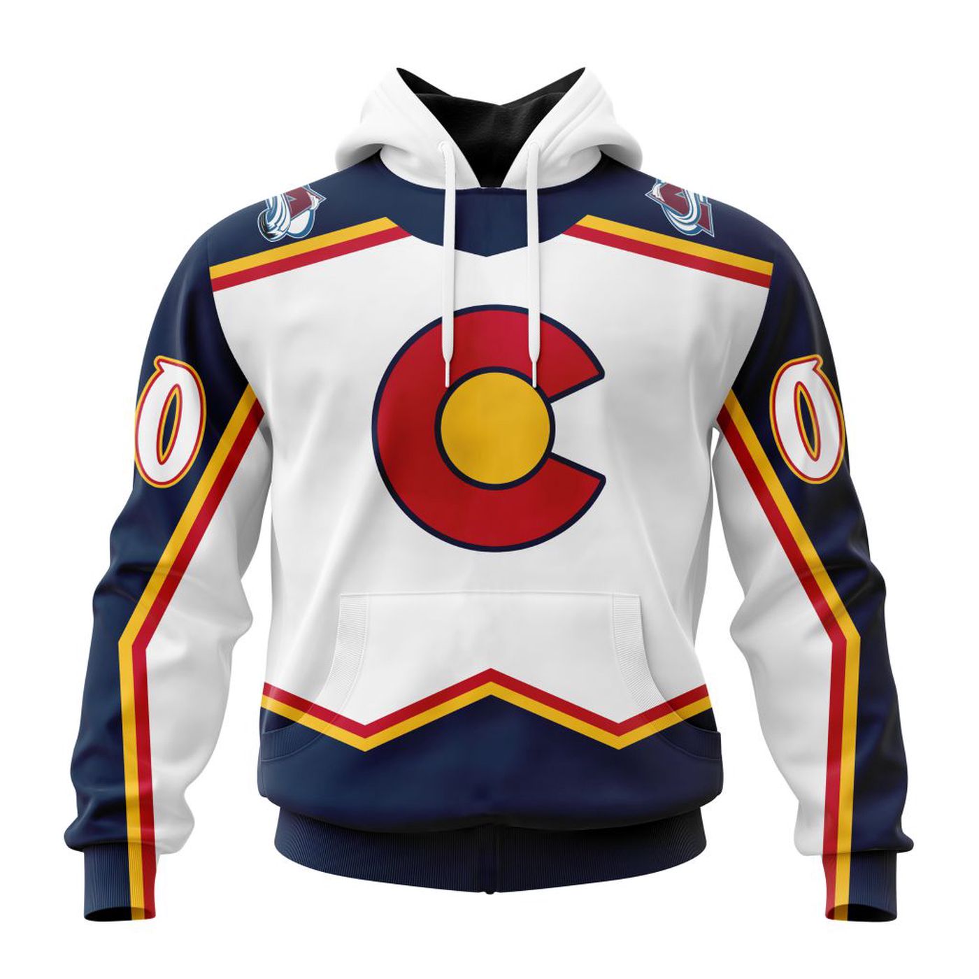 NHL Colorado Avalanche Reverse Retro Kits 2022 3d Printed Hoodie 3d Printed Hoodie