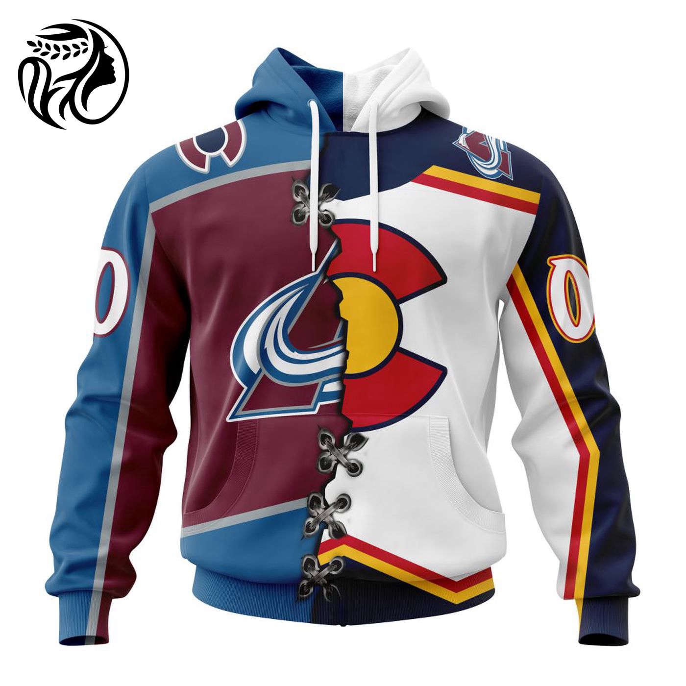 NHL Colorado Avalanche Special Home Mix Reverse Retro Personalized Kits 3d Printed Hoodie 3d Printed Hoodie
