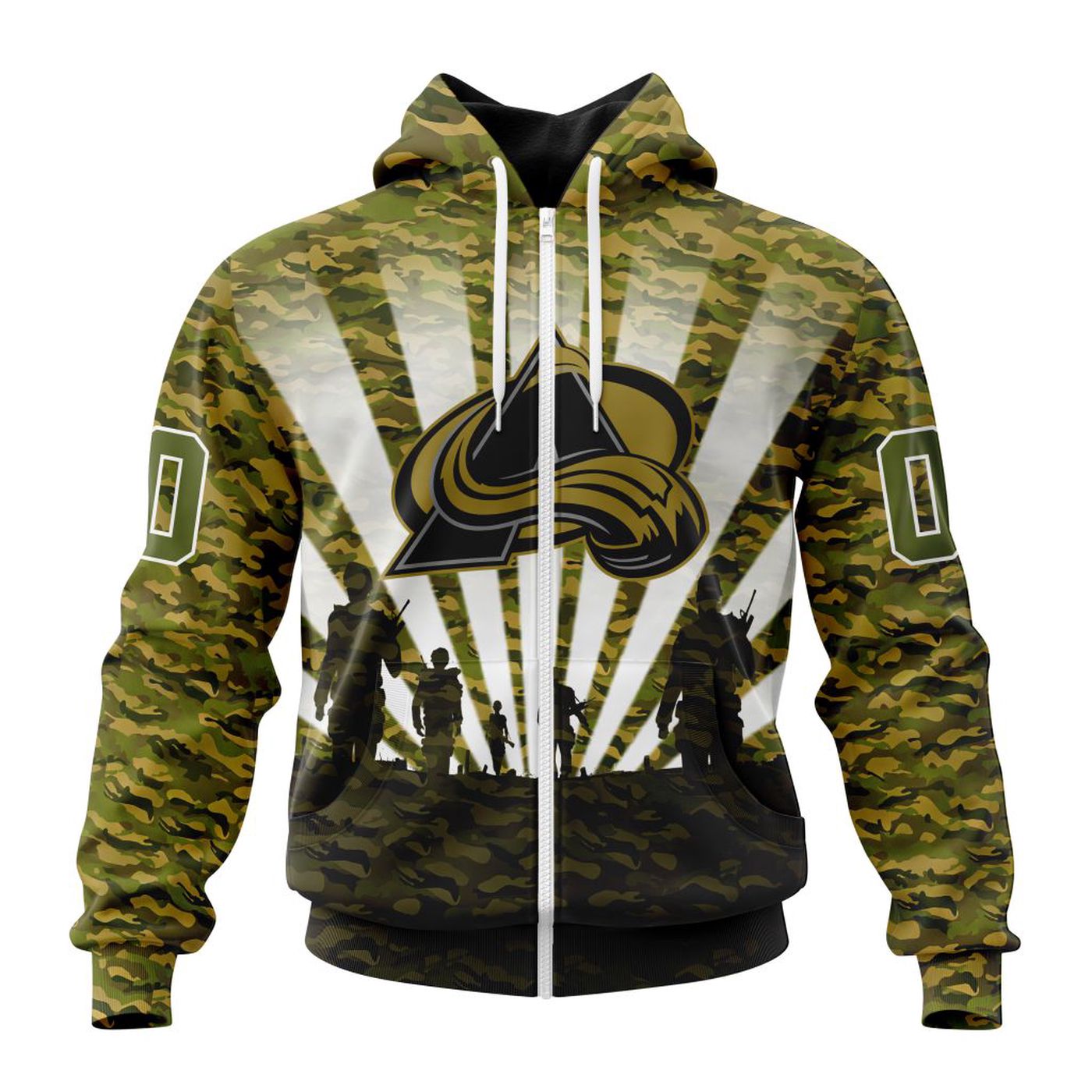 NHL Colorado Avalanche Special Military Camo Kits For Veterans Day And Rememberance Day ST2201 3d Printed Hoodie 3d Printed Hoodie