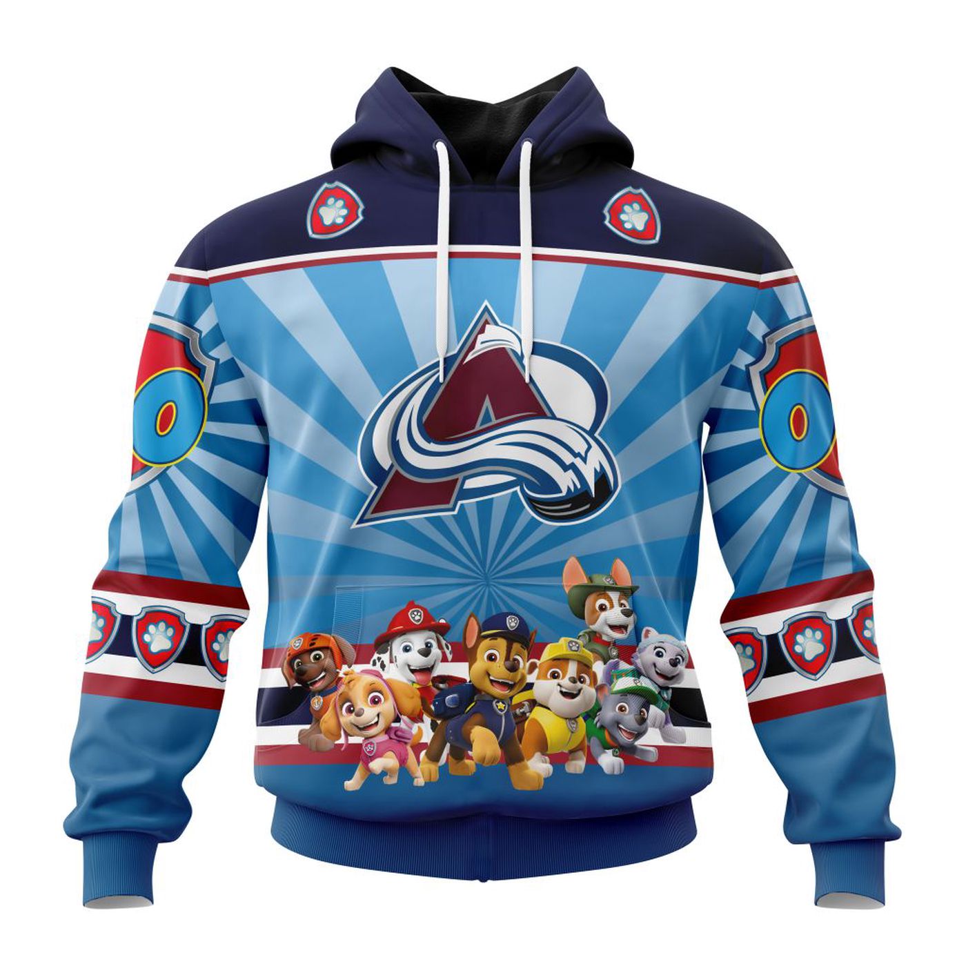NHL Colorado Avalanche Special Paw Patrol Kits ST2201 3d Printed Hoodie 3d Printed Hoodie