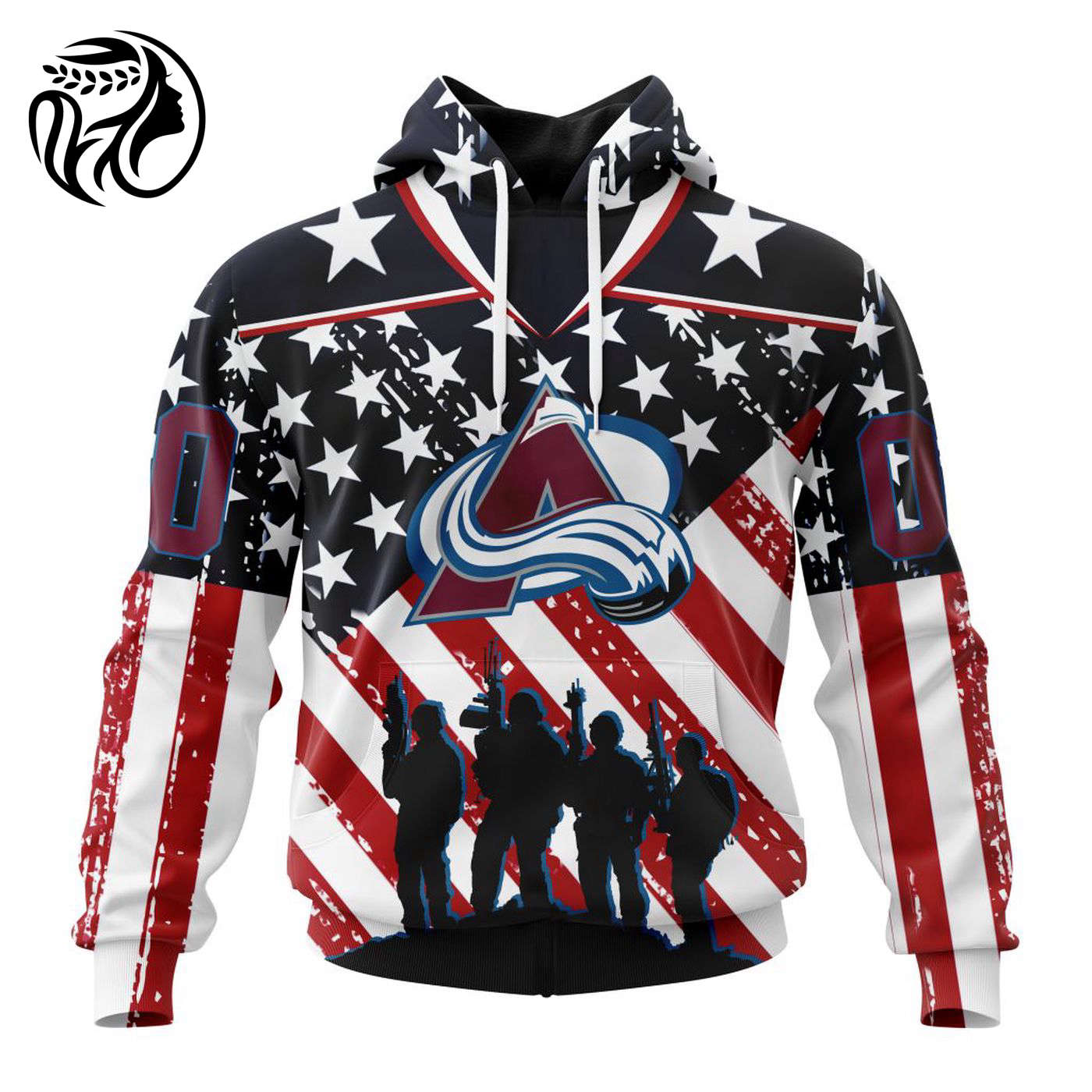 NHL Colorado Avalanche | Specialized Kits For Honor US’s Military 3d Printed Hoodie 3d Printed Hoodie