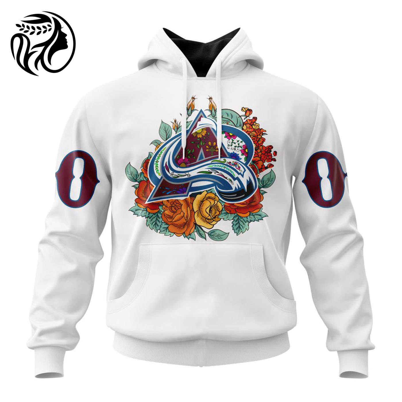 NHL Colorado Avalanche | Specialized Unisex Kits Dia De Muertos 3d Printed Hoodie 3d Printed Hoodie