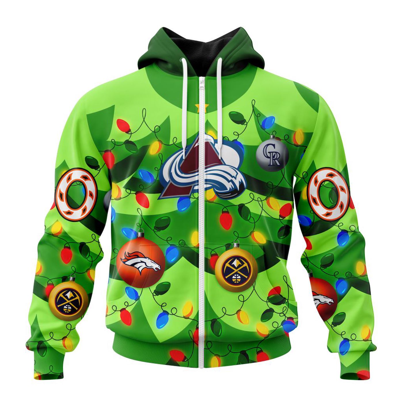 NHL Colorado Avalanche | Specialized Unisex Kits With Unisex Kits With Christmass Tree Color And City’s Sport Teams 3d Printed Hoodie 3d Printed Hoodie