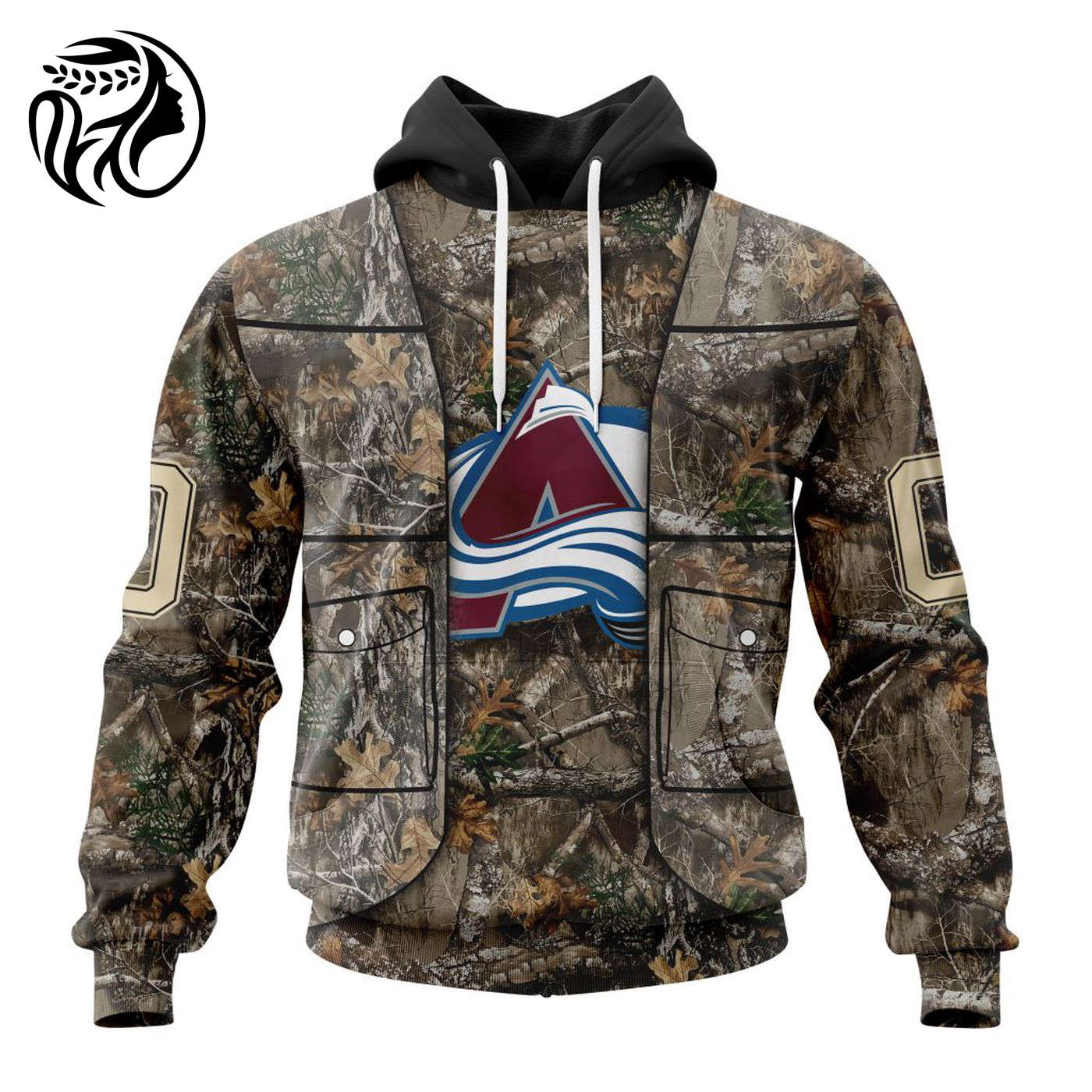 NHL Colorado Avalanche | Specialized Unisex Vest Kits With Realtree Camo 3d Printed Hoodie 3d Printed Hoodie