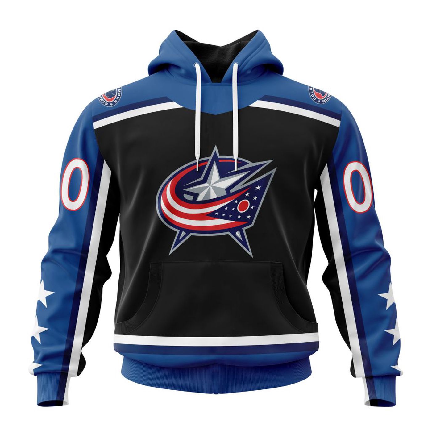 NHL Columbus Blue Jackets Reverse Retro Kits 2022 3d Printed Hoodie 3d Printed Hoodie
