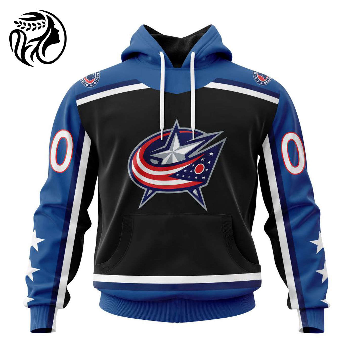 NHL Columbus Blue Jackets Reverse Retro Kits 2022 3d Printed Hoodie 3d Printed Hoodie