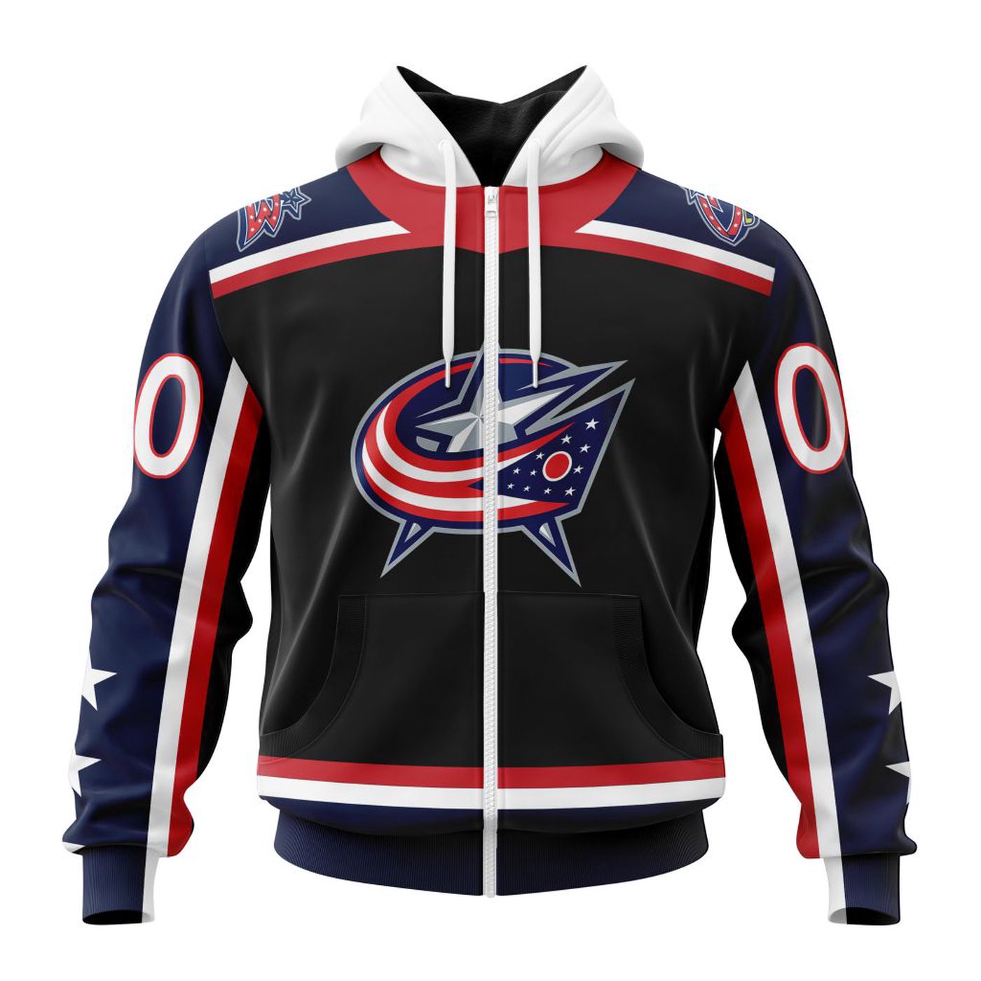 NHL Columbus Blue Jackets | Specialized Unisex Kits With Retro Concepts 3d Printed Hoodie 3d Printed Hoodie