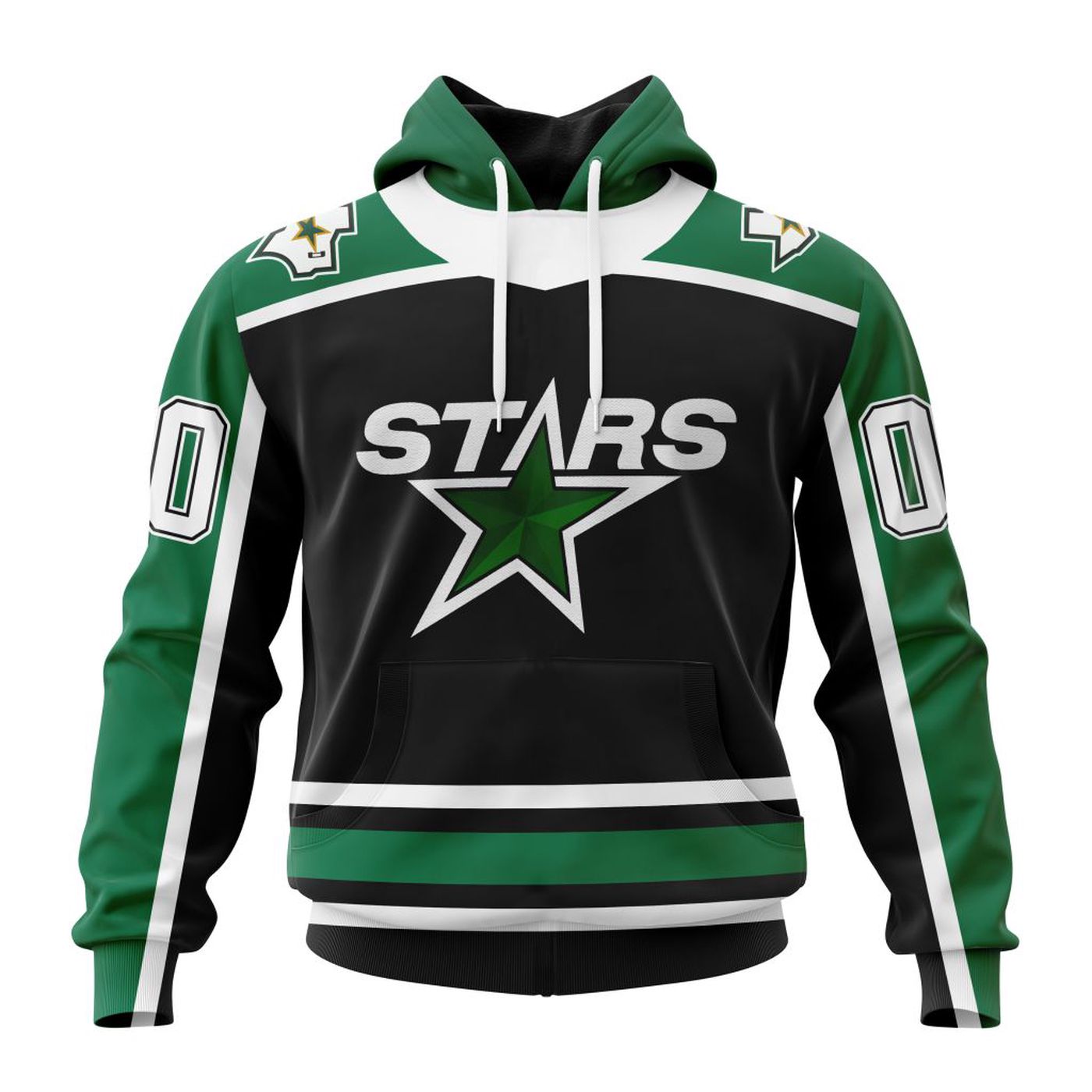 NHL Dallas Stars Reverse Retro Kits 2022 3d Printed Hoodie 3d Printed Hoodie