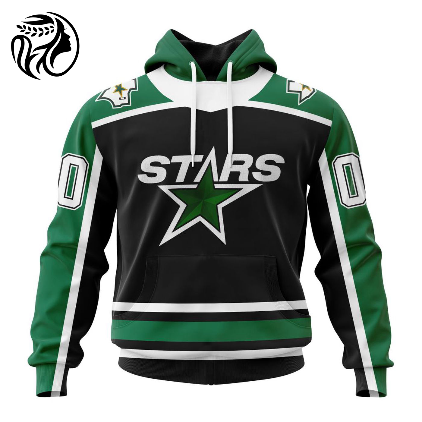 NHL Dallas Stars Reverse Retro Kits 2022 3d Printed Hoodie 3d Printed Hoodie