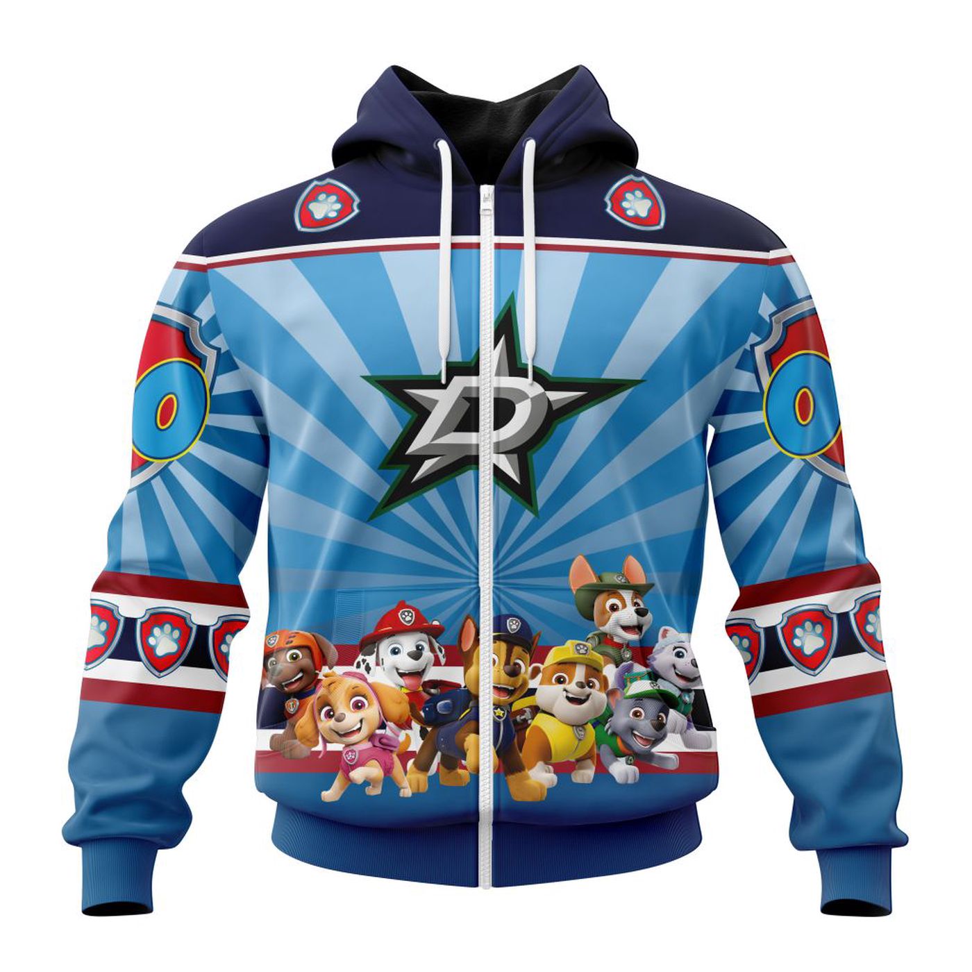 NHL Dallas Stars Special Paw Patrol Kits ST2201 3d Printed Hoodie 3d Printed Hoodie