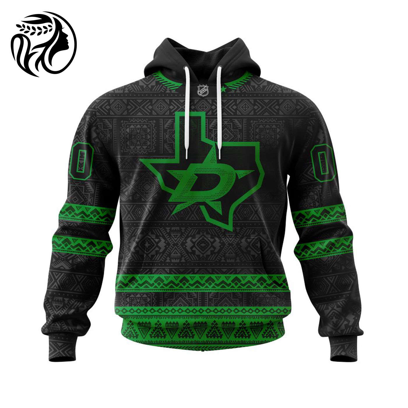 NHL Dallas Stars | Specialized 2022 Concepts Kits V1 3d Printed Hoodie 3d Printed Hoodie
