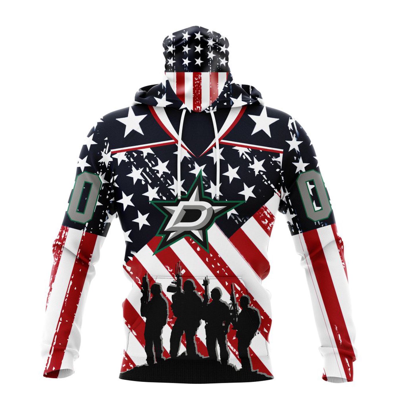 NHL Dallas Stars | Specialized Kits For Honor US’s Military 3d Printed Hoodie 3d Printed Hoodie