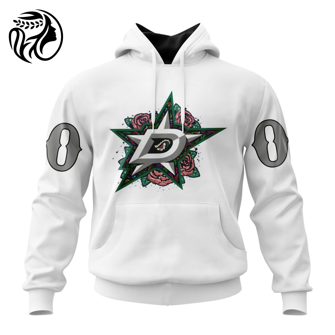 NHL Dallas Stars | Specialized Unisex Kits Dia De Muertos 3d Printed Hoodie 3d Printed Hoodie
